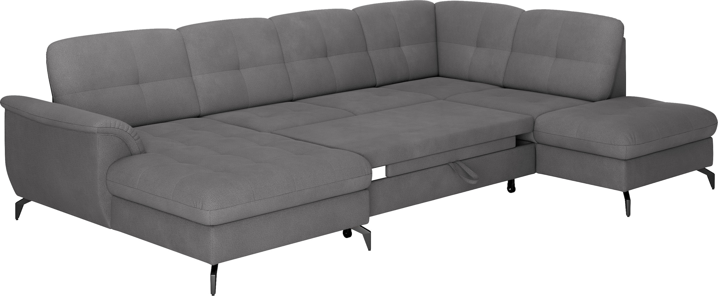 sit&more Wohnlandschaft »Zora U-Form«, wahlweise mit Bettfunktion und Bettkasten