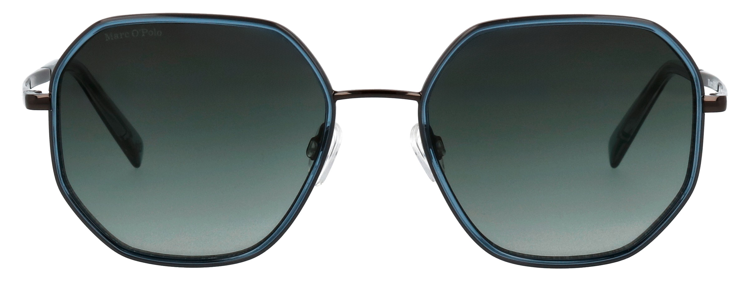 Marc O'Polo Sonnenbrille »Modell 508003« Form Hexagon, Logoschriftzug auf Bügel, Kombifassung