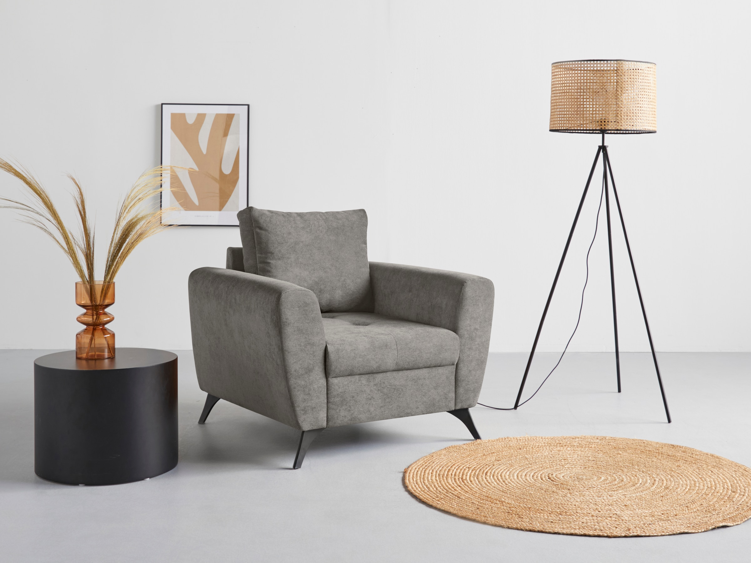 INOSIGN Sessel kaufen mit Belastbarkeit clean-Bezug bis »Lörby«, Aqua Sitzplatz, auch pro 140kg online
