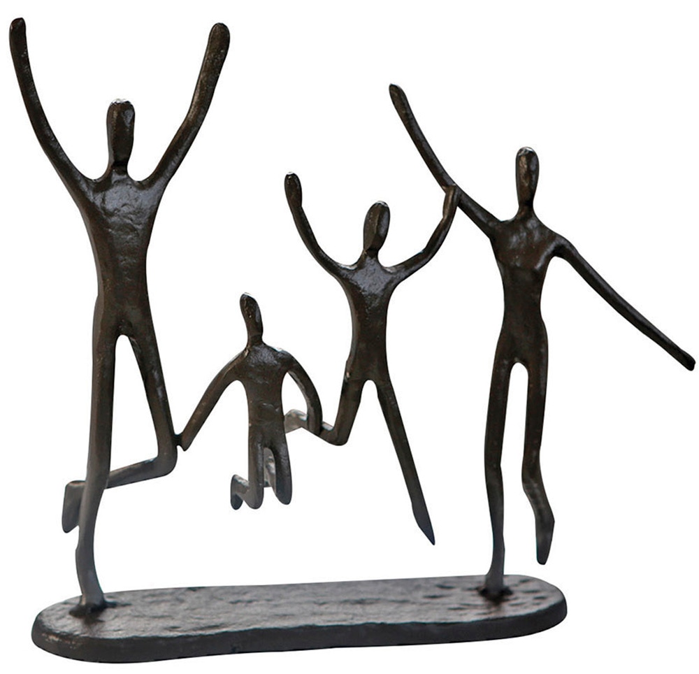 Casablanca by Gilde Dekofigur »Skulptur Jumping braun H. 20 cm« günstig online kaufen