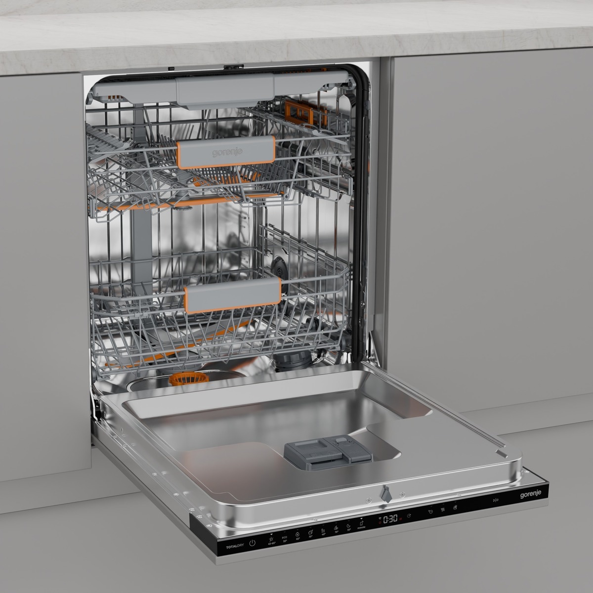 GORENJE vollintegrierbarer Geschirrspüler »GV673A67« 9,5 l 16 Maßgedecke Energieeffizienzklasse A
