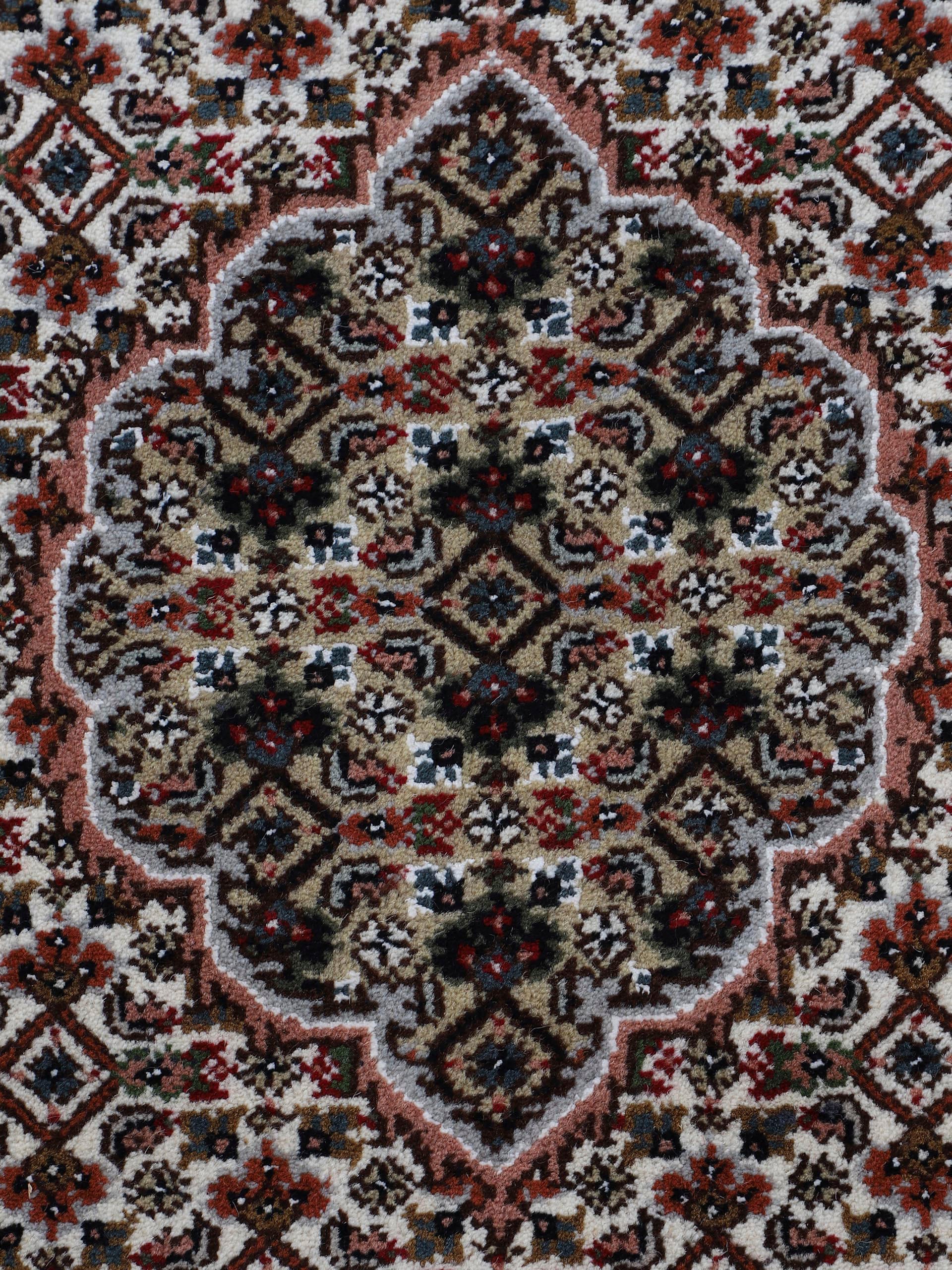 Woven Arts Läufer »Orientteppich Tabriz Mahi«, rechteckig, 15 mm Höhe, handgeknüpft, Wohnzimmer, reine Wolle für ein warmes Raumklima