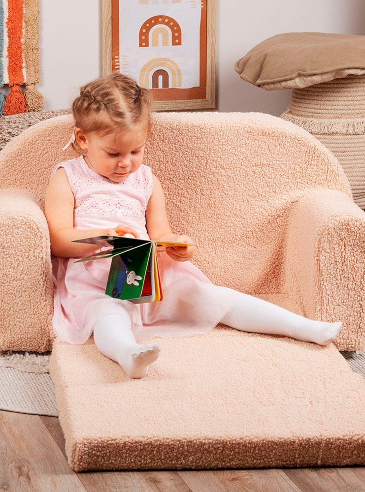 Knorrtoys® Sofa »Soft, plush beige«, für Kinder; Made in Europe