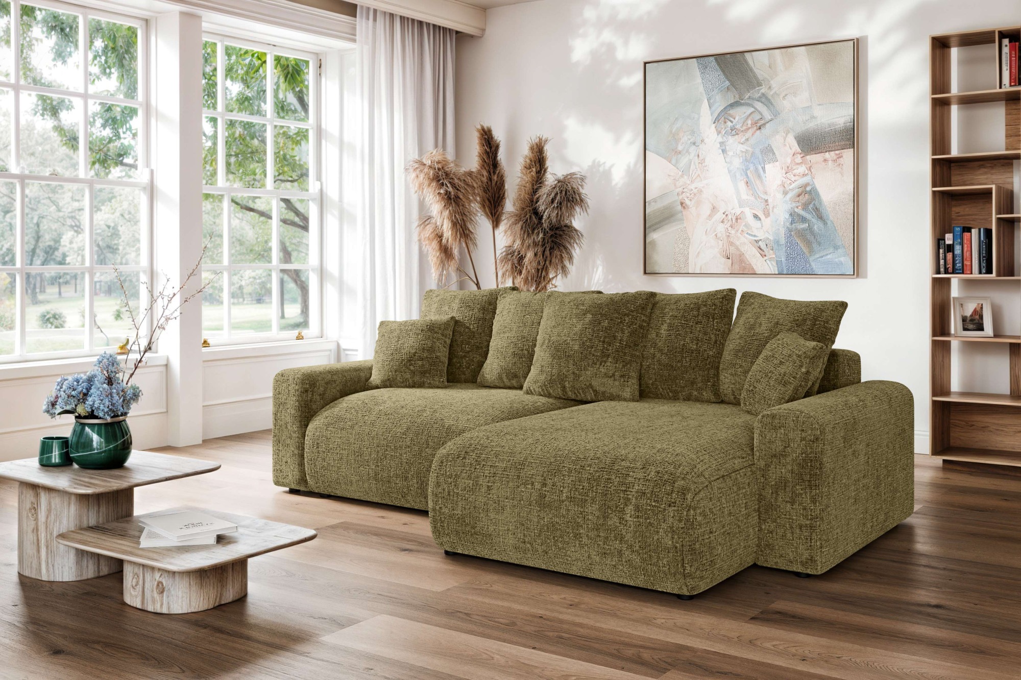 Home affaire Ecksofa »LAKESIDE klein mit Bettfunktion und Bettkasten, B/T/H günstig online kaufen