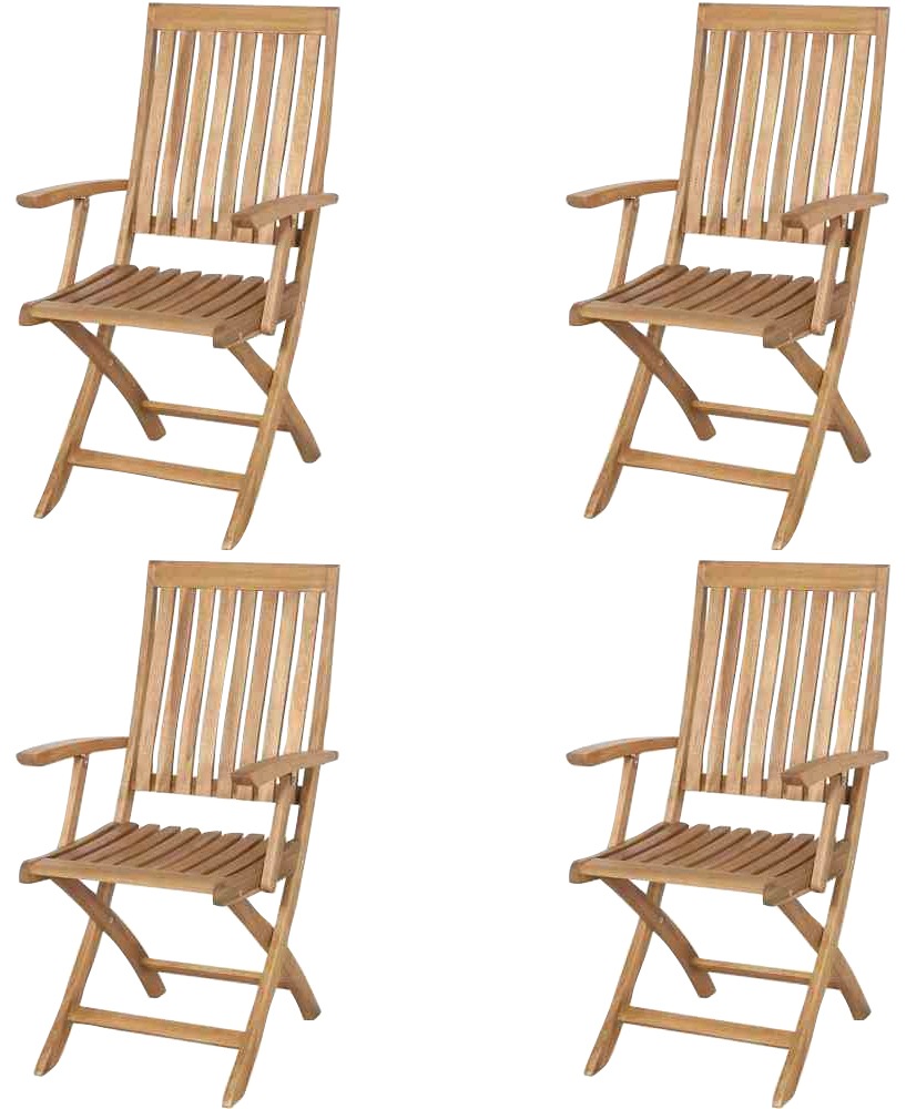 Siena Garden Gartensessel »Paleros« Set, 4 Stk. tlg. günstig online kaufen
