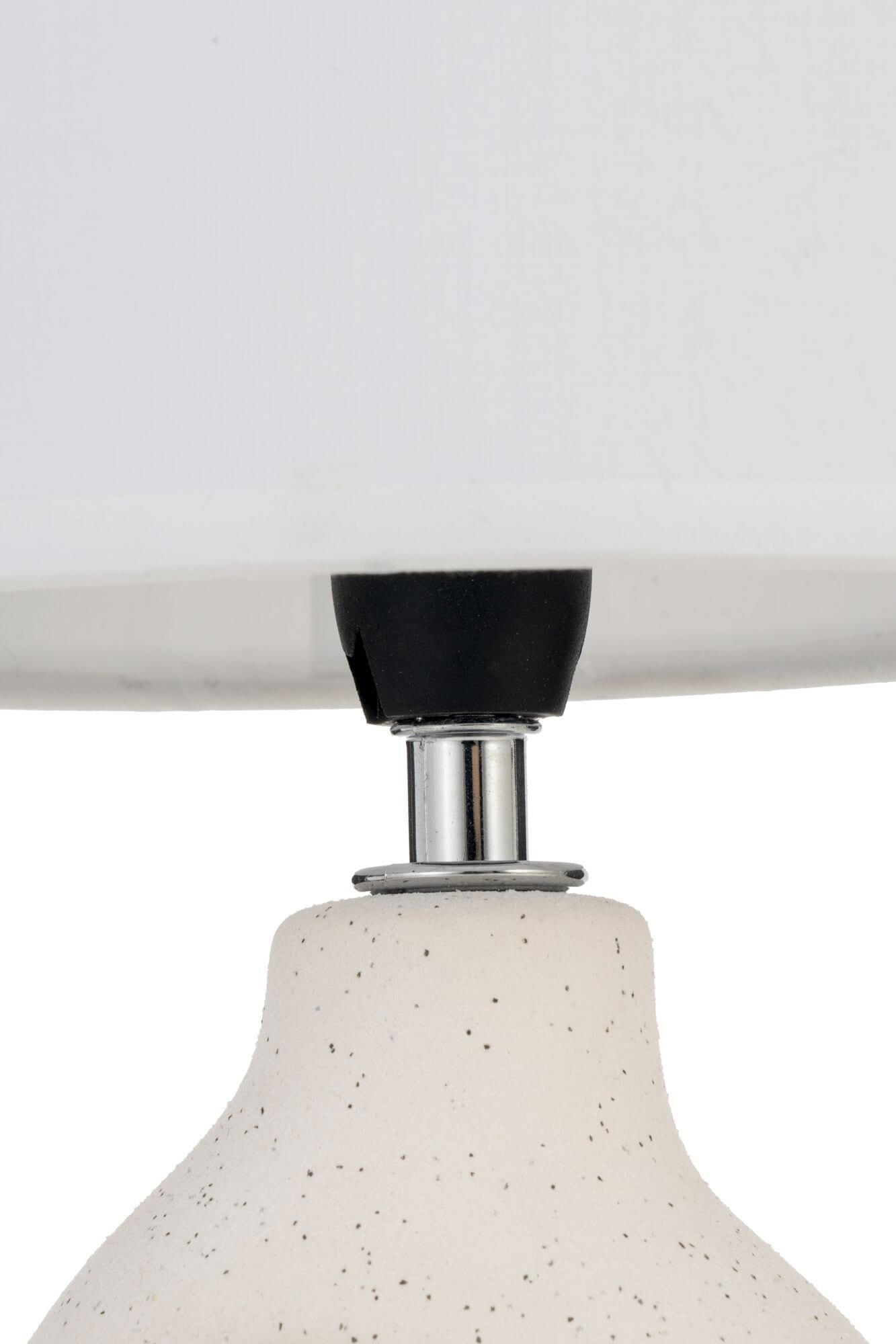 Pauleen Tischleuchte »Pure Crush max20W Weiß/Beige 230V Stoff/Keramik«, 1 flammig, Leuchtmittel E14 | ohne Leuchtmittel, E14
