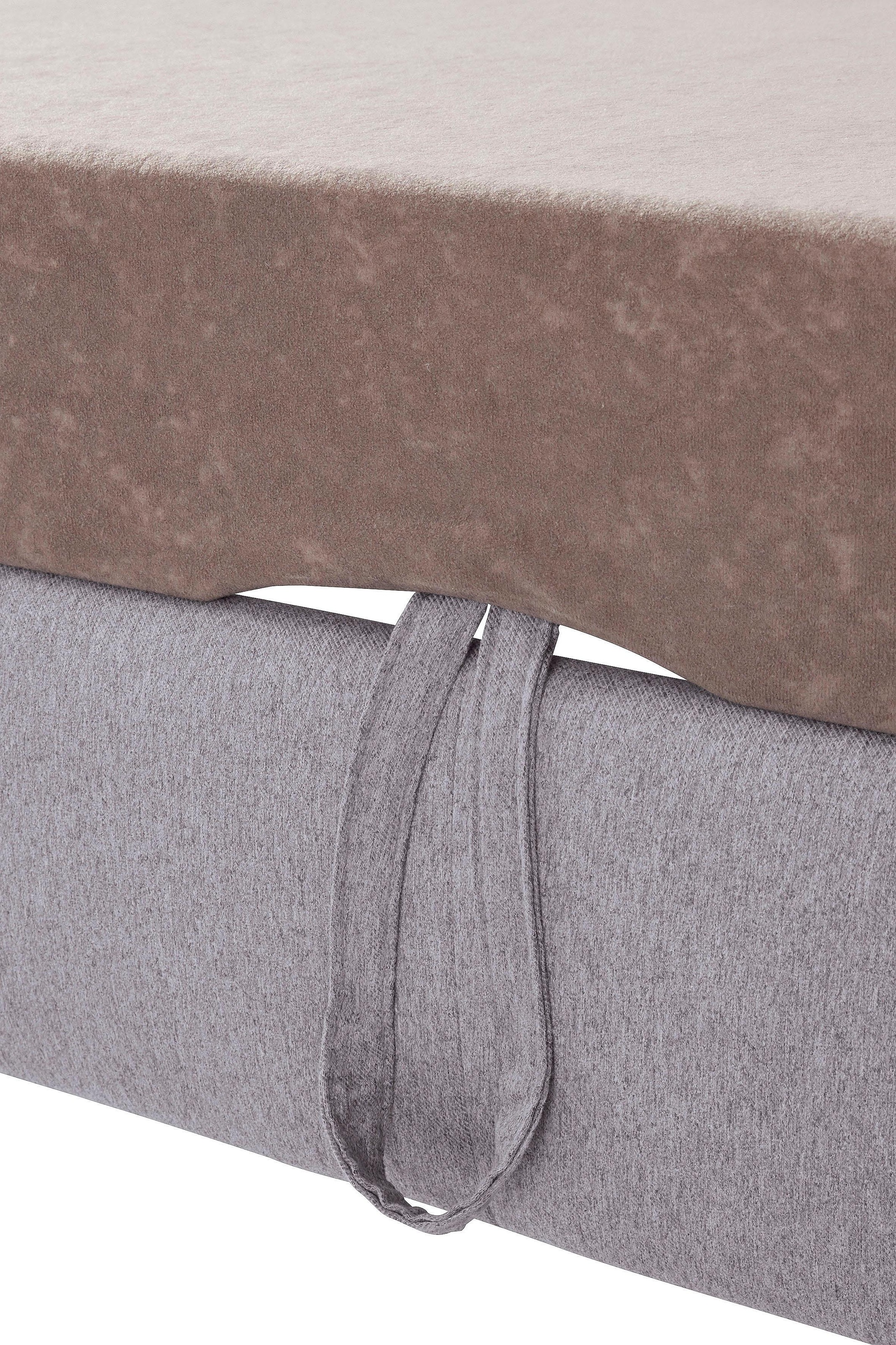 exxpo - sofa fashion Ecksofa »Fiji, L-Form«, mit Kopf- bzw. Rückenverstellung, wahlweise mit Bettfunktion