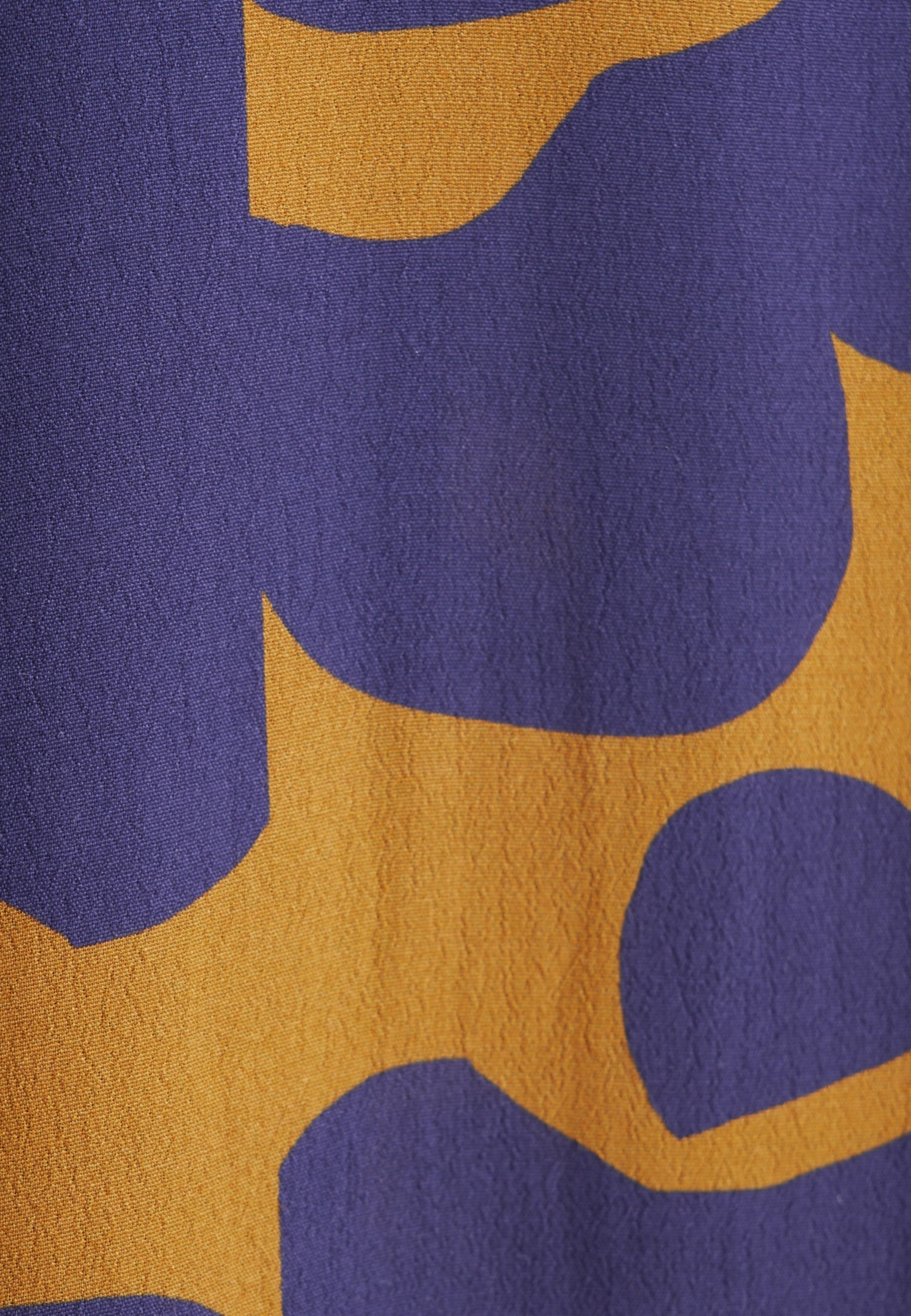 seidensticker Sommerkleid »Schwarze Rose«, Kurzarm Rundhals Geometrische Muster