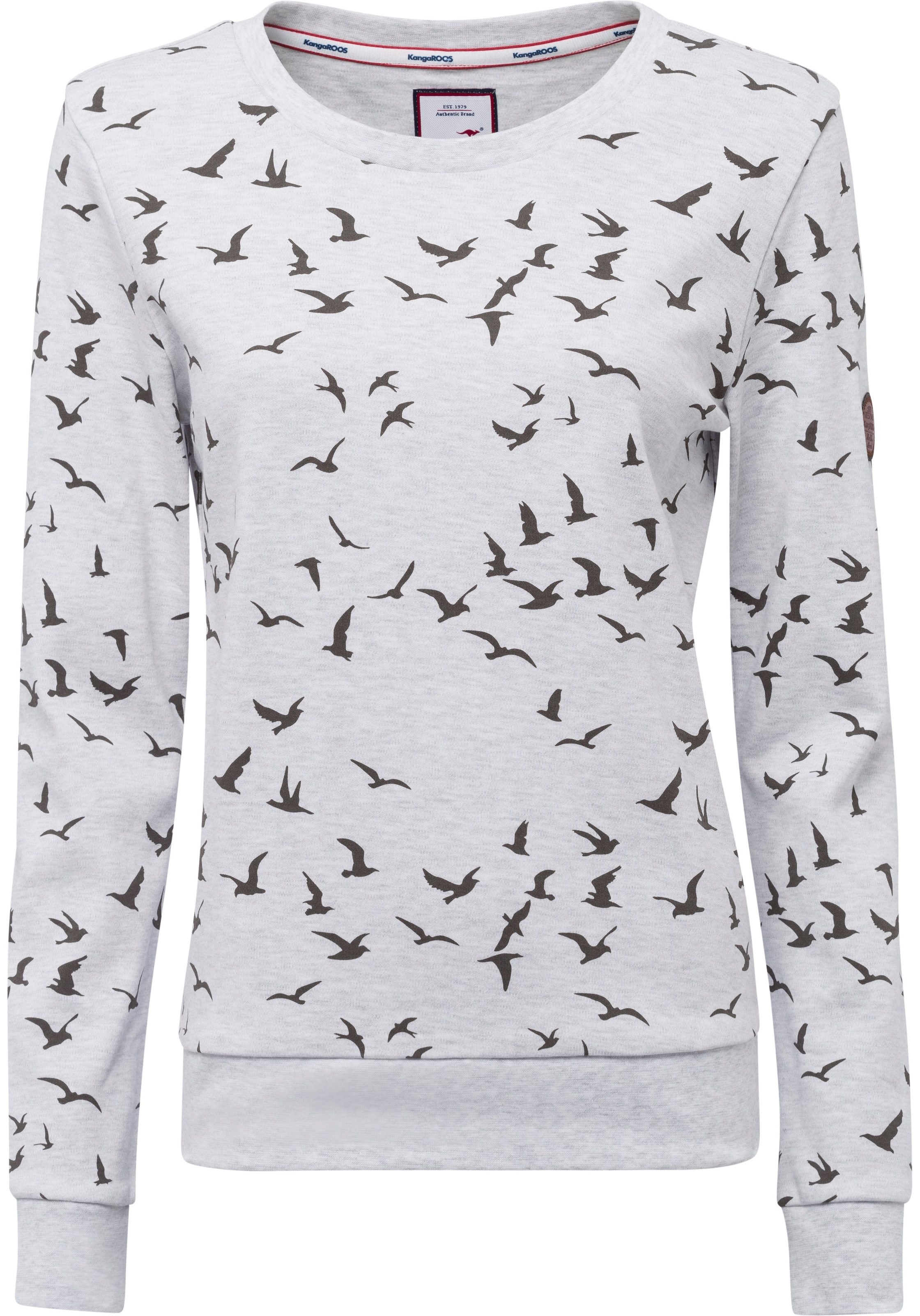 online Minimal-Allover-Print mit KangaROOS modischem Sweatshirt, kaufen
