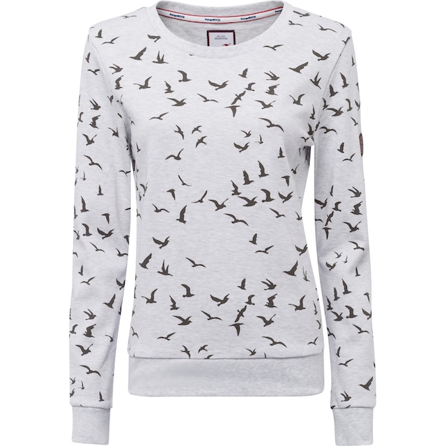 modischem kaufen Sweatshirt, Minimal-Allover-Print KangaROOS mit online