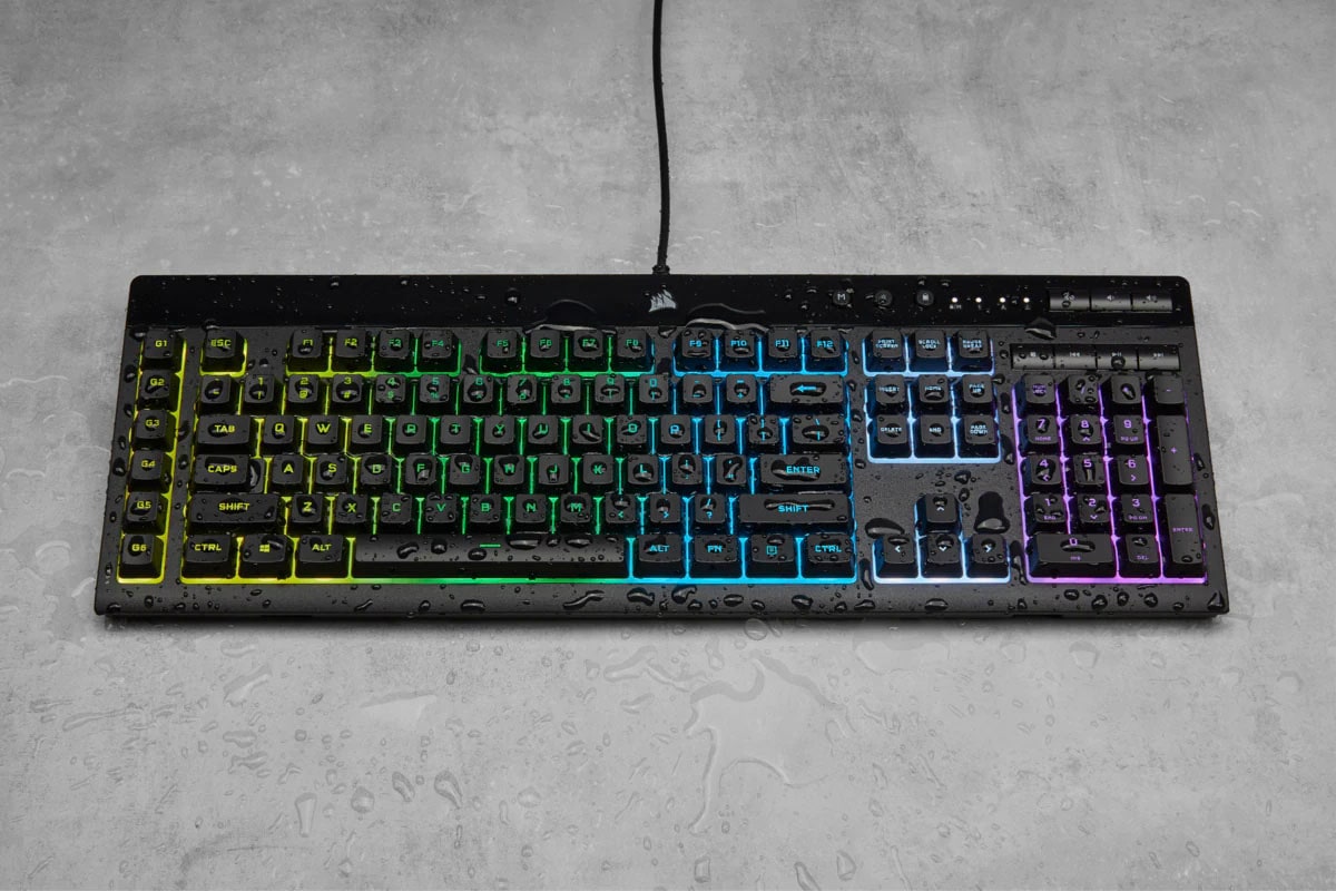 Corsair Gaming-Tastatur »K55 RGB PRO«, (Ziffernblock-USB-Anschluss-Fn-Tasten)