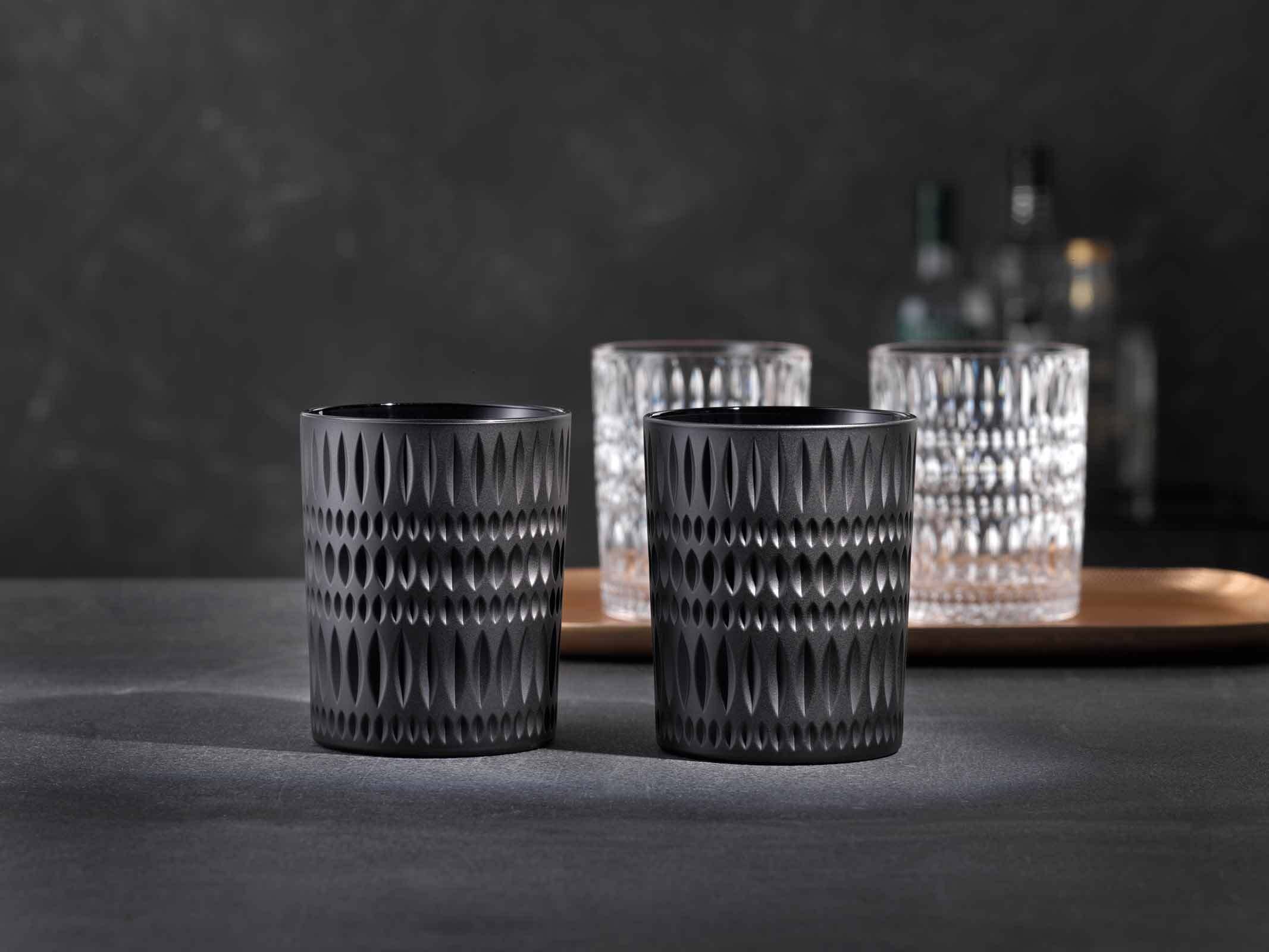 Nachtmann Whiskyglas »Becher Ethno 304 ml 2er Set schwarz«