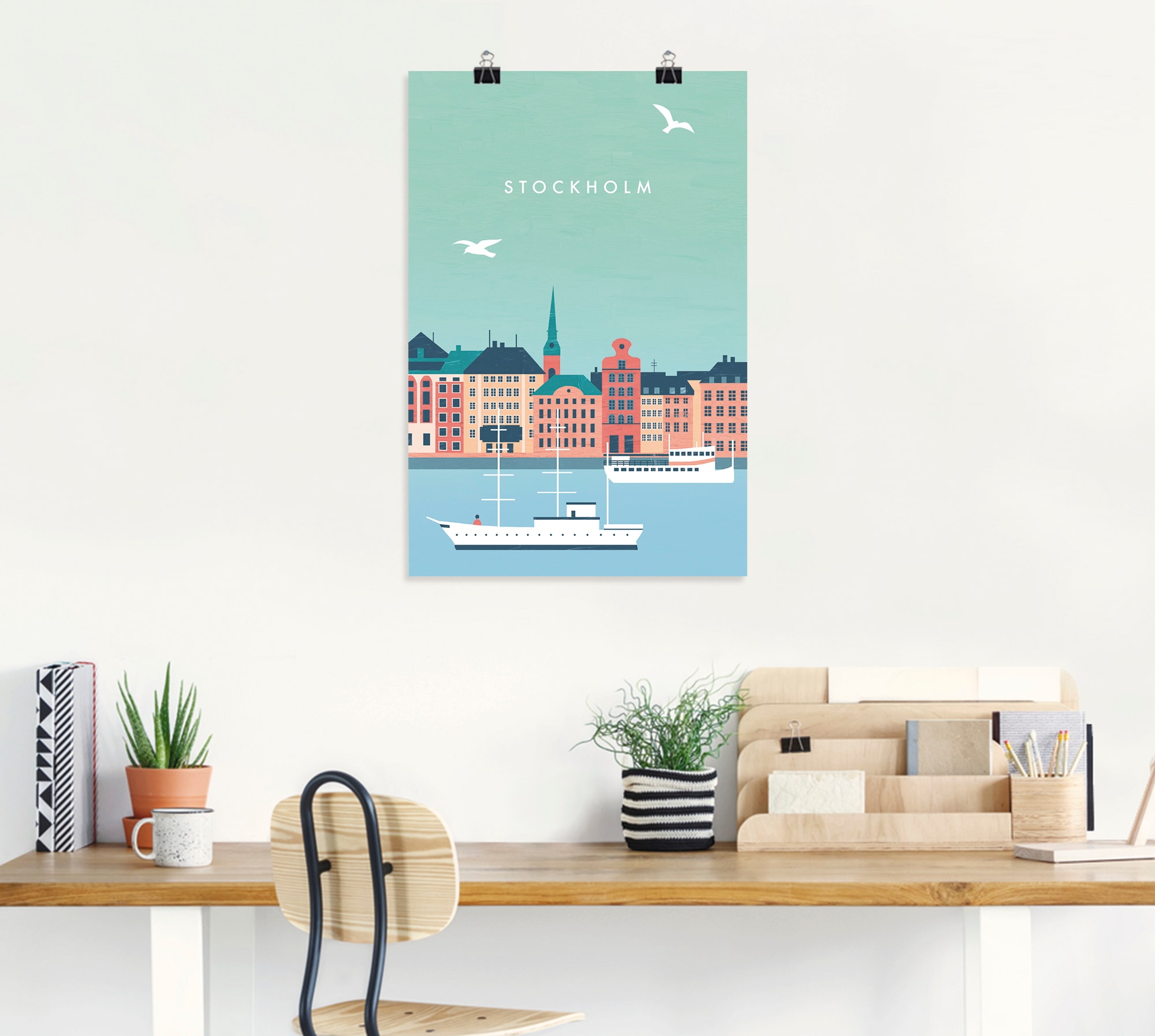 Artland Wandbild »Stockholm« 1 Stk. tlg. als Alubild, Leinwandbild, Poster, Wandaufkleber in verschied. Größen