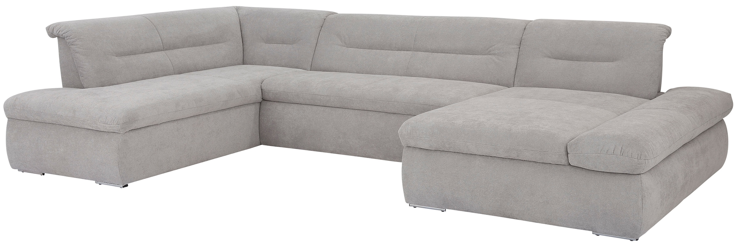 Home affaire Wohnlandschaft »Avesa U-Form« Wahlweise mit Armteilverstellung günstig online kaufen