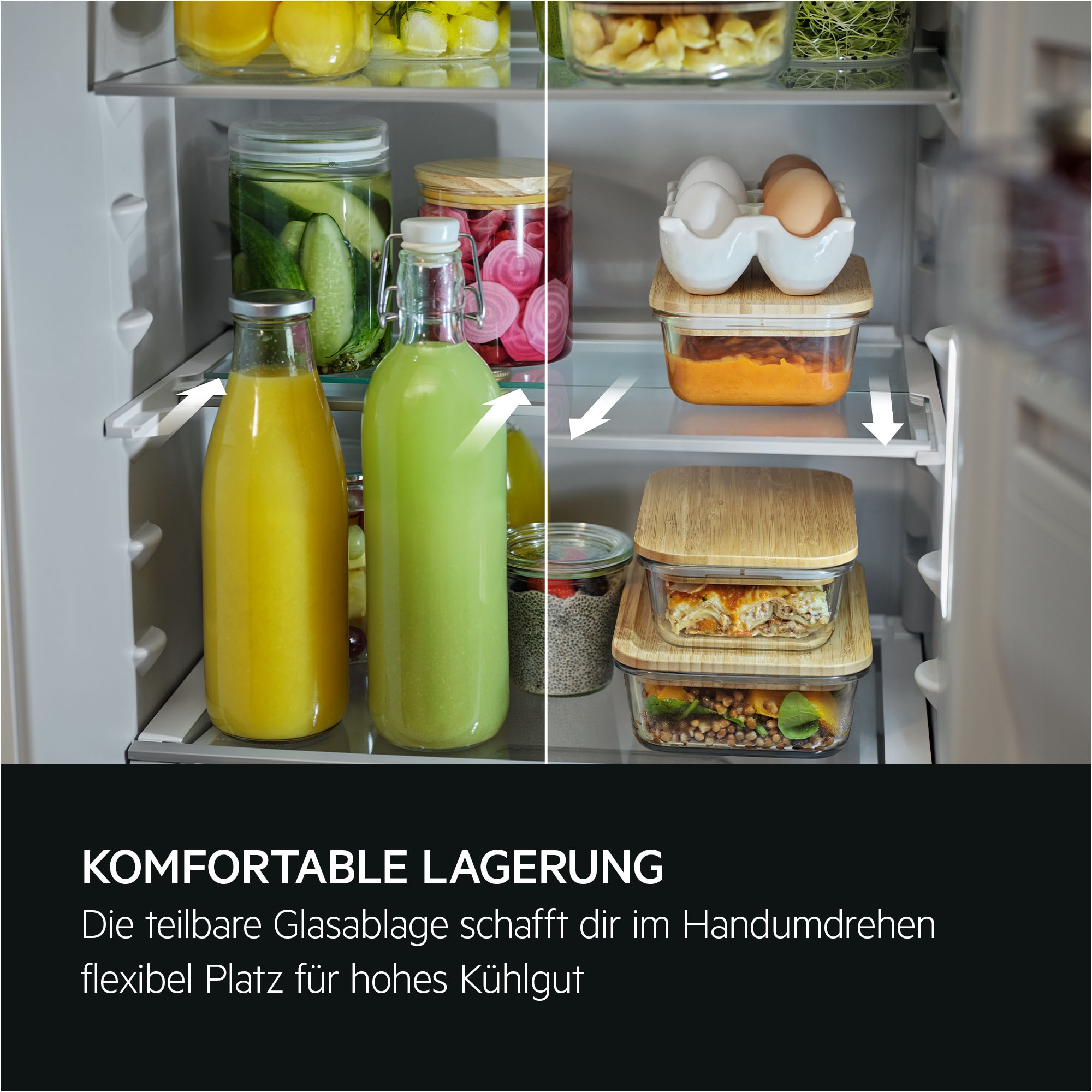 AEG Einbaukühlgefrierkombination Serie 9000 »TSC9V18WCC3« 176,9 cm hoch 55,7 cm breit MultiChill-Null-Grad-Schublade -3°C bis +5°C wählbar, WiFi, NoFrost