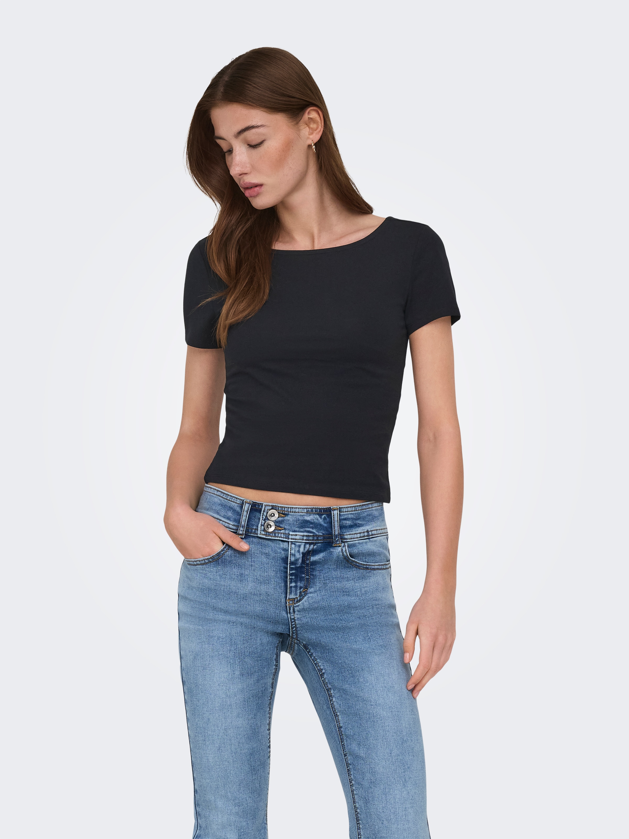 ONLY Kurzarmshirt »ONLSUSAN SHORT S/S 2 PACK TOP CS JRS« Packung, 2er-Pack, 2