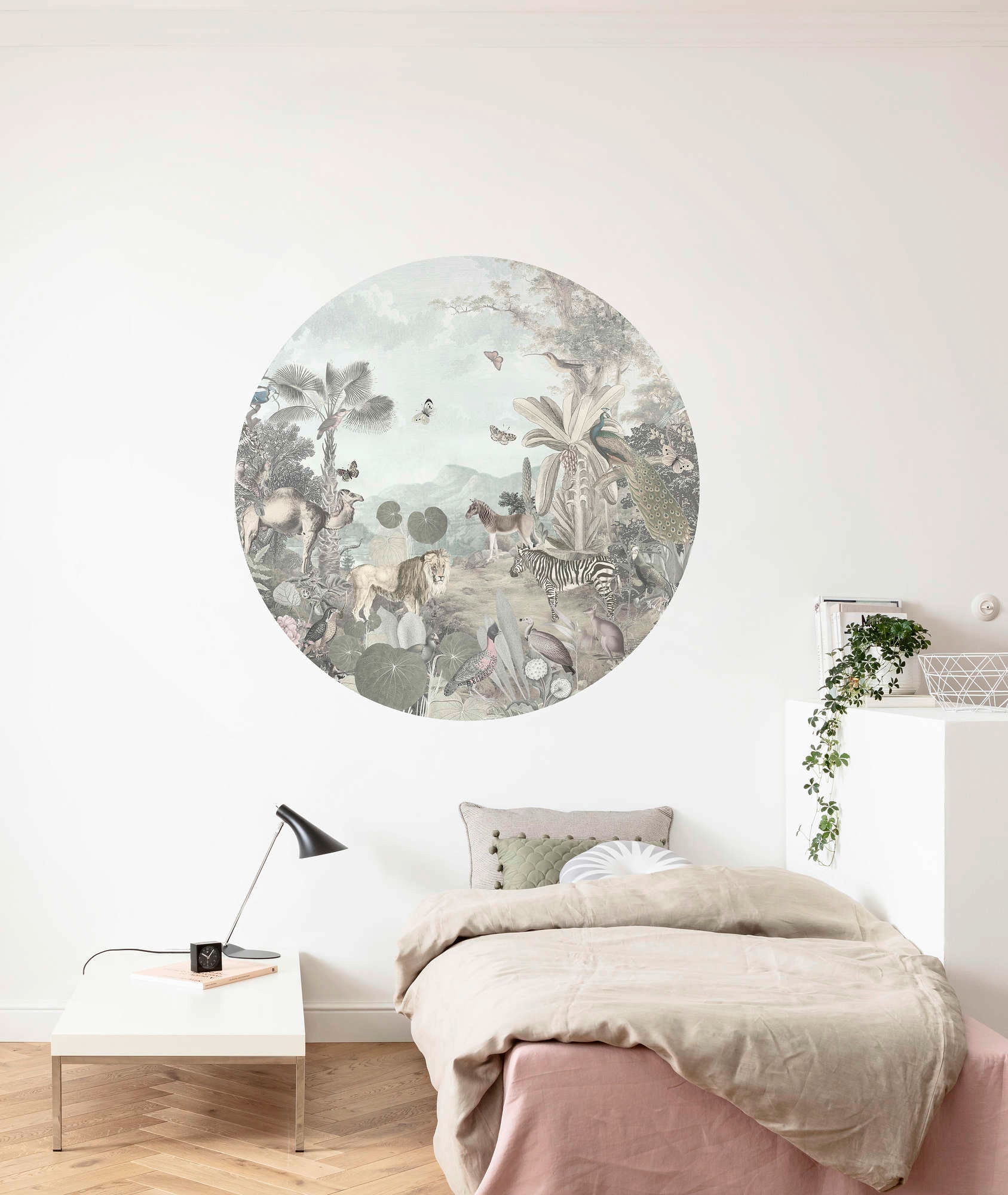 Komar Vliestapete »Vlies selbstklebend - Utopia - Größe 125 x 125 cm«, bedruckt, Wohnzimmer, Schlafzimmer