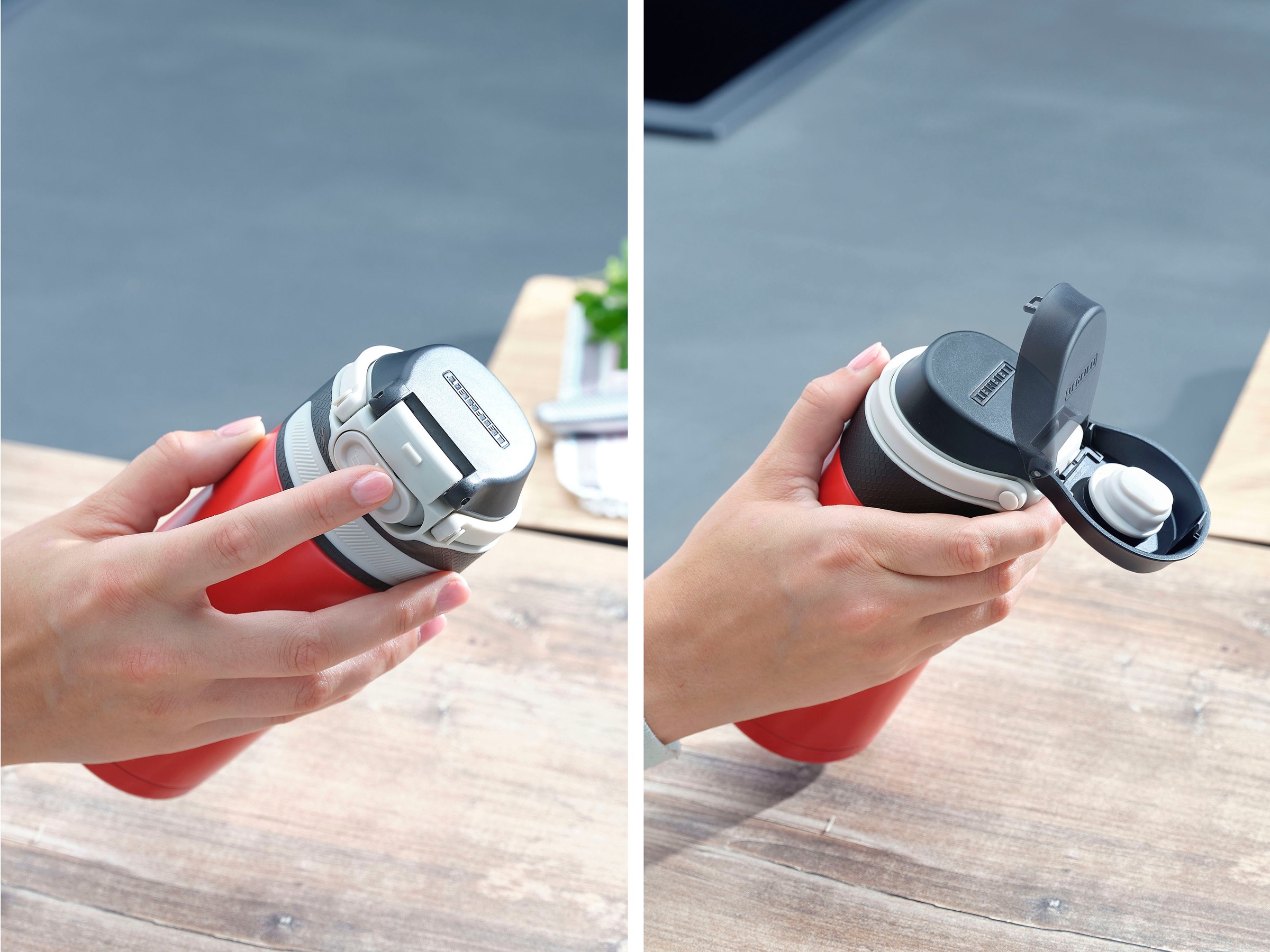 Leifheit Thermoflasche »Flip«, 350 ml