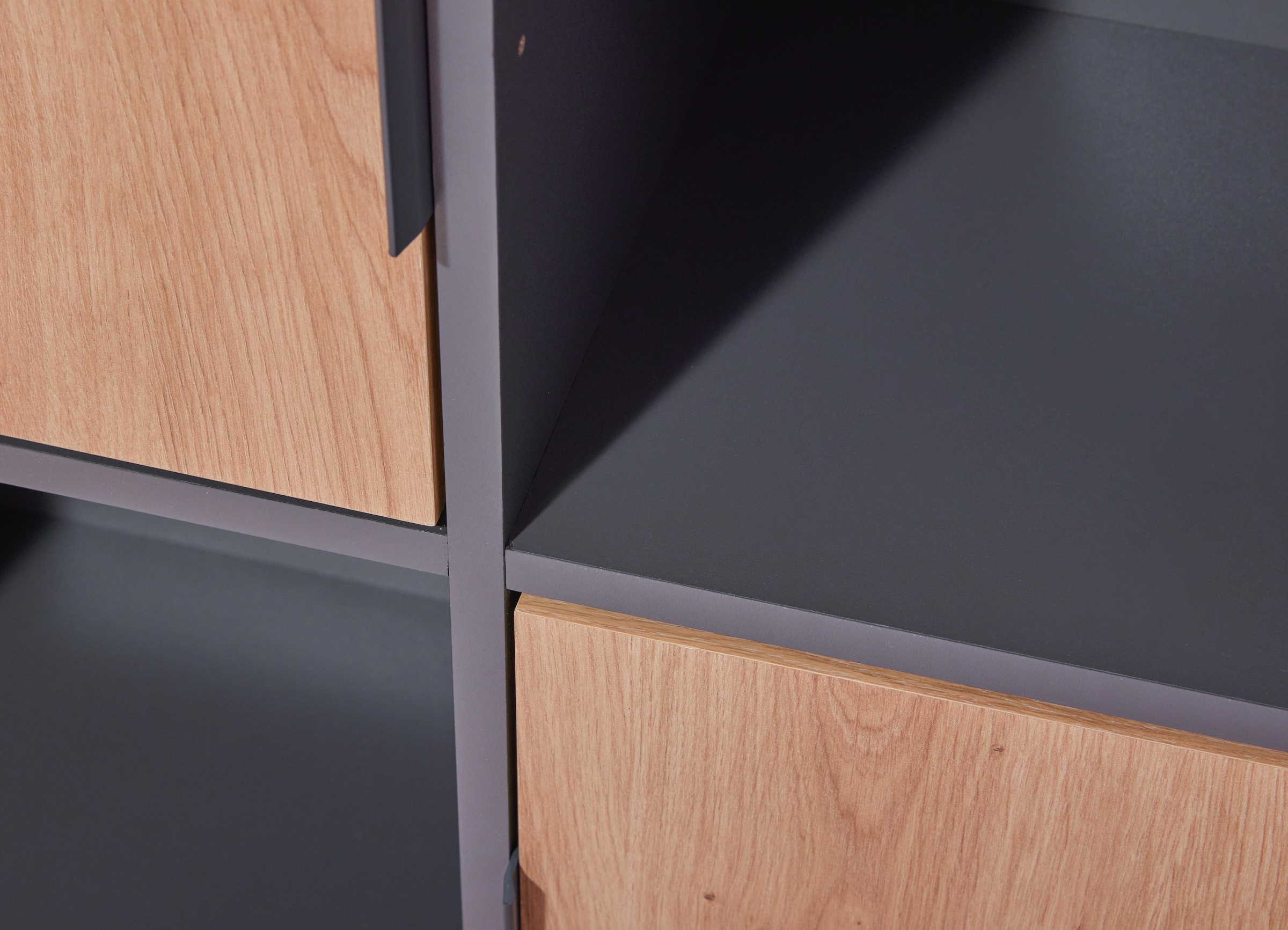 Inter Link Bücherregal »Bücherregal Pepeto« 1 Stk. tlg. Modular, individuelle Gestaltung, BxTxH: ca. 77 x 30 x 185 cm