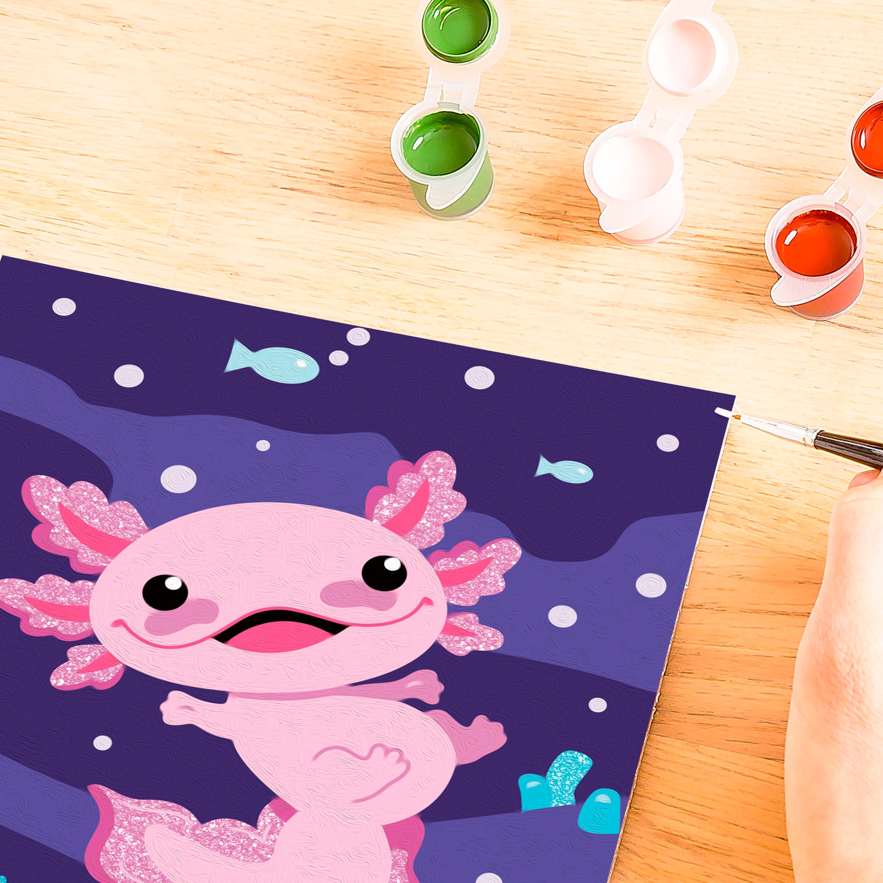 Ravensburger Malen nach Zahlen »CreArt, Axolotl«, Made in Europe