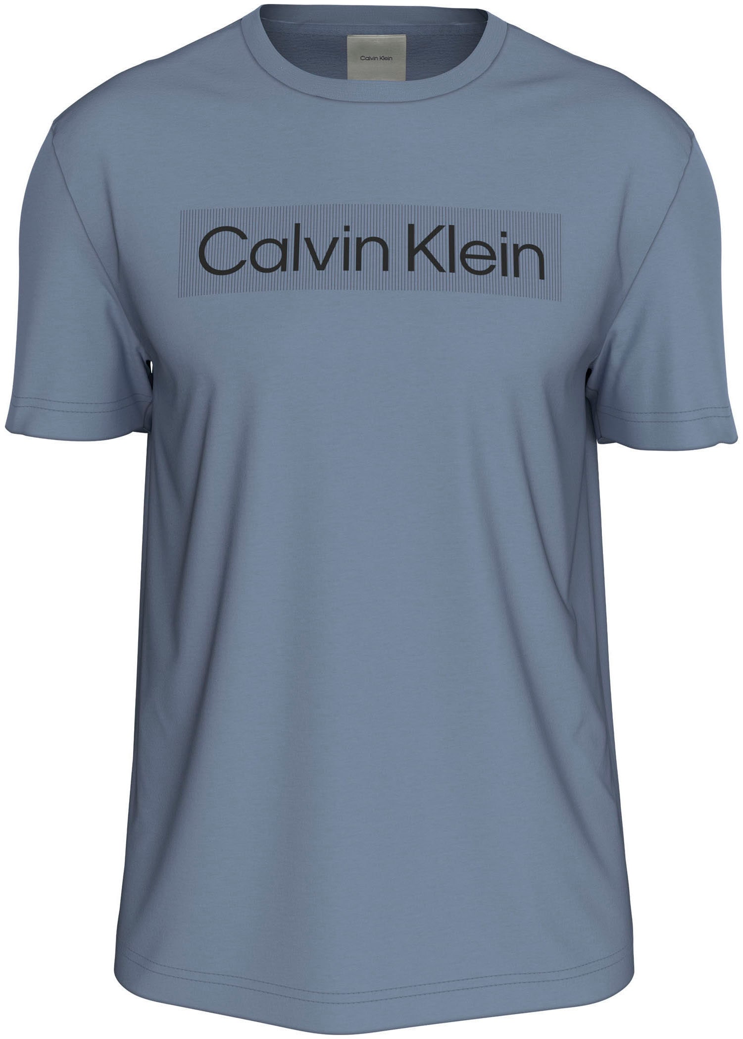 Calvin Klein T-Shirt »BOX STRIPED LOGO T-SHIRT«, mit Logoschriftzug