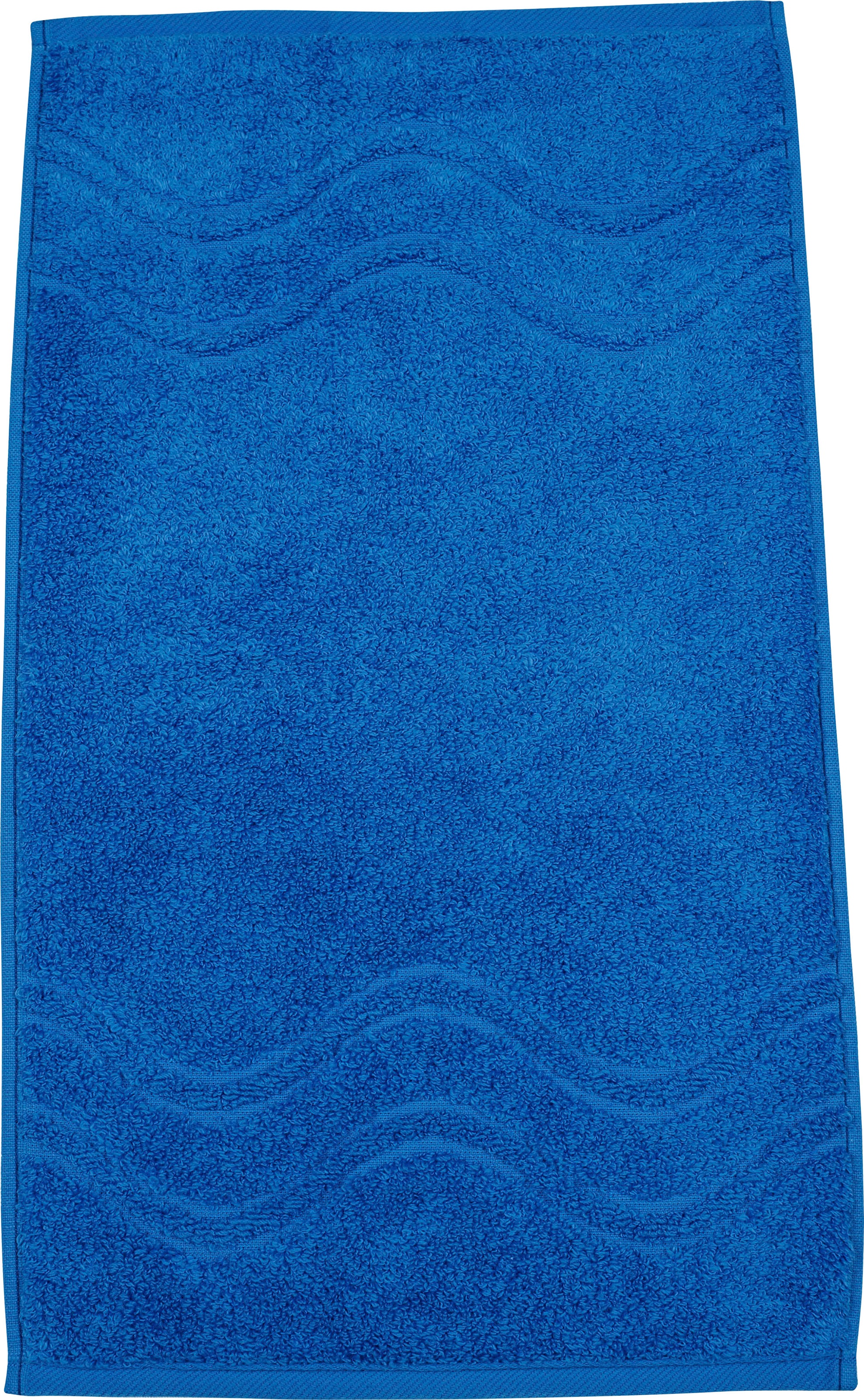 ROSS Gästehandtuch »Cashmere feeling«, (Packung, 6 St.), 100% Baumwolle, mit Wellen-Bordüre, große Farbauswahl