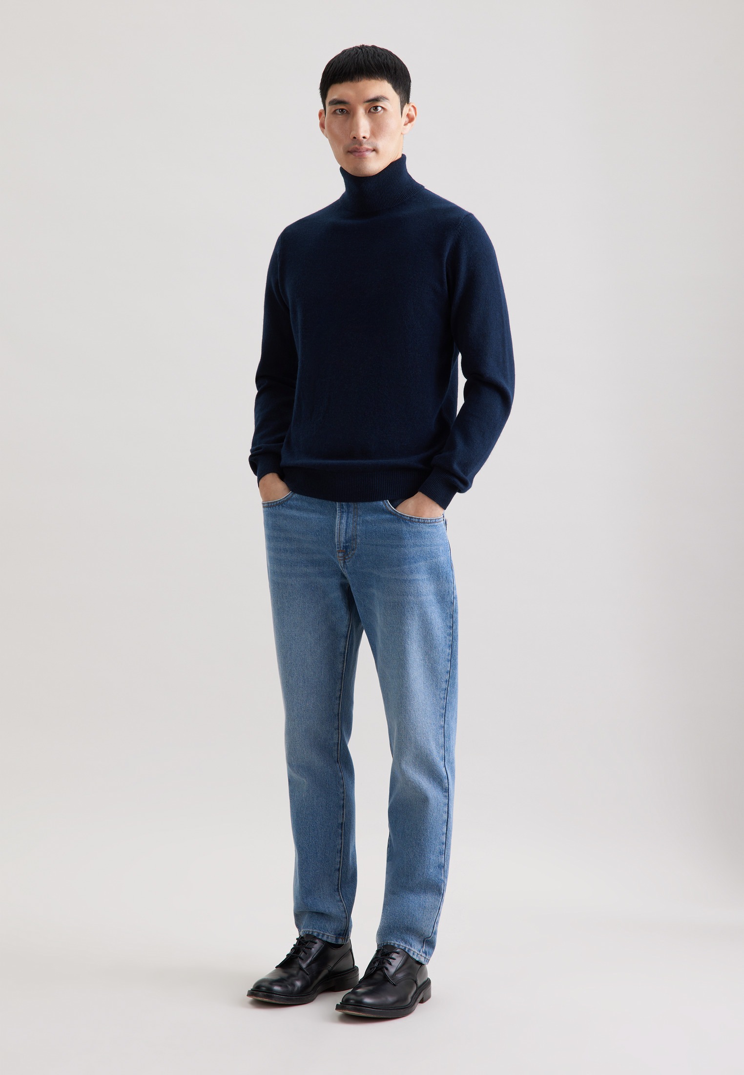 seidensticker Strickpullover »Schwarze Rose« 1/1 Rollkragen Uni