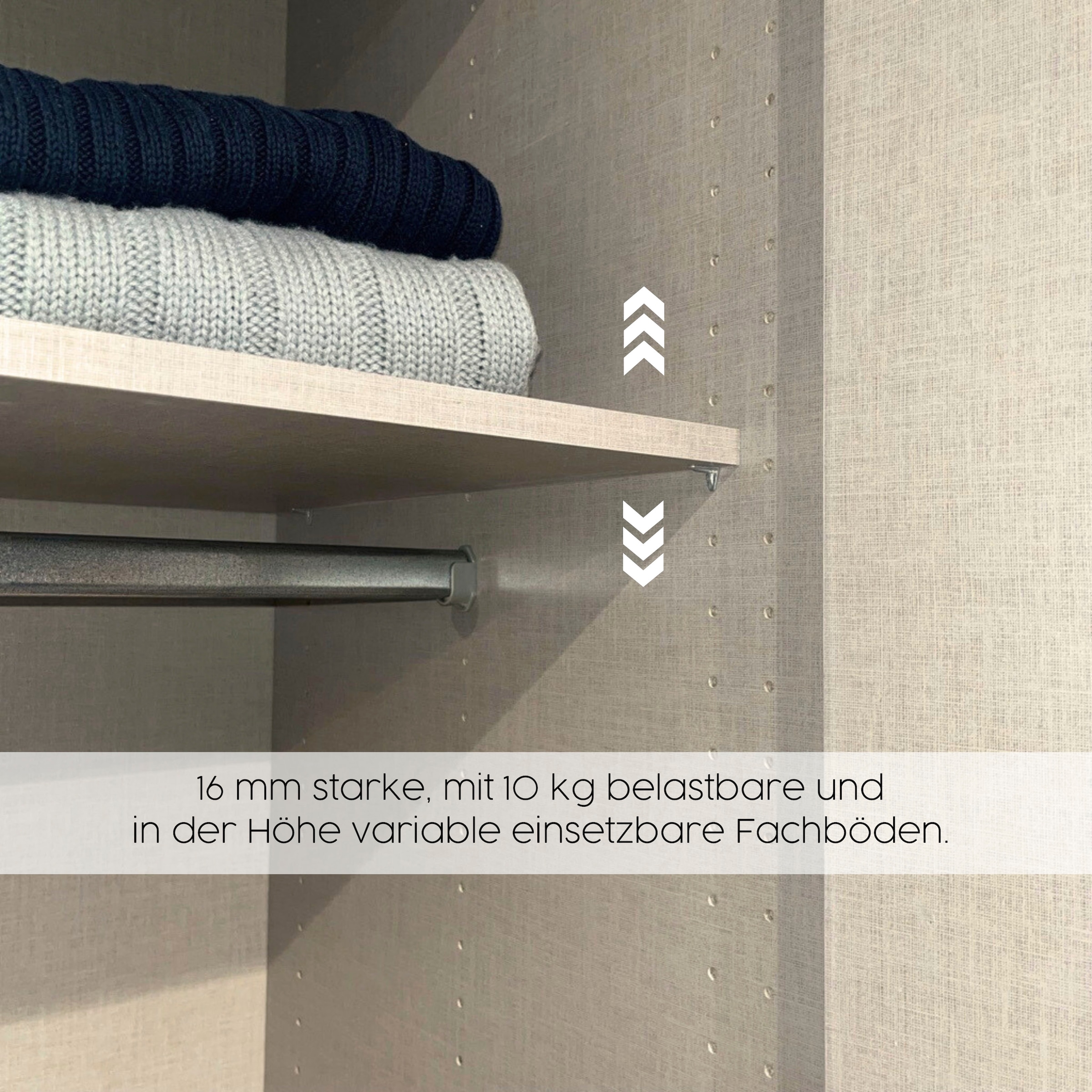 rauch Schwebetürenschrank »Kleiderschrank Schrank Garderobe Wäscheschrank Ankleide SYNCRONO« Breiten 271/316/361 cm Höhen 211/230 cm,  mit Synchronöffnung