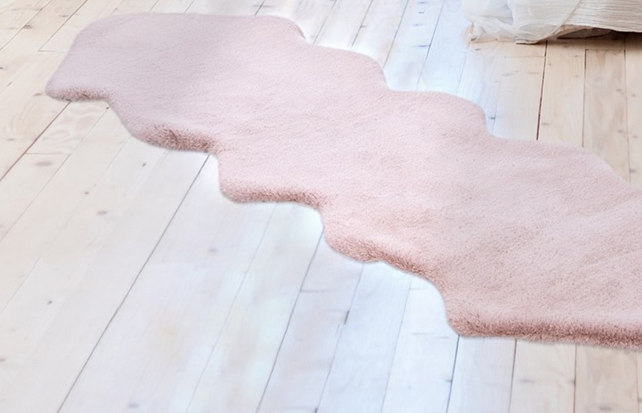 Arte Espina Fellteppich »Rabbit 300«, fellförmig, 35 mm Höhe, Kunstfell, Ka günstig online kaufen