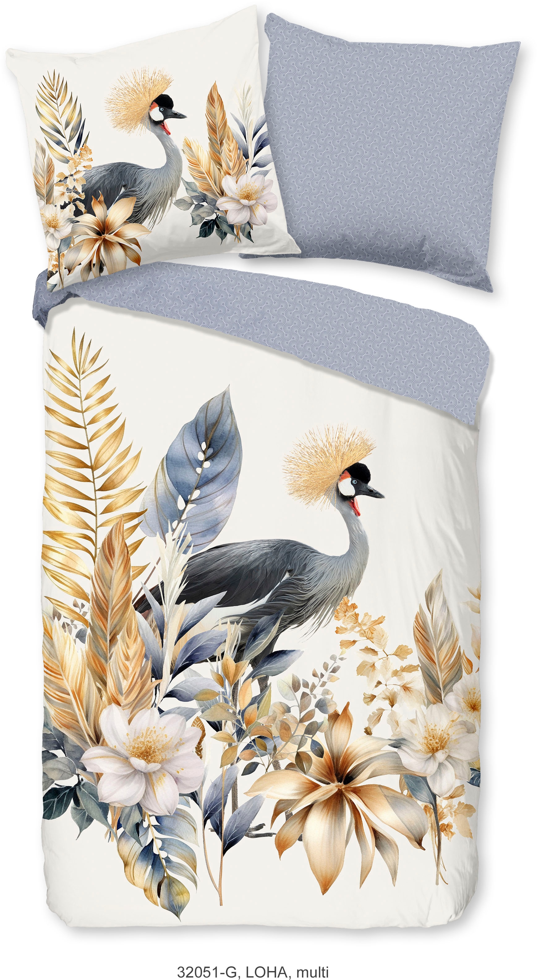 good morning Wendebettwäsche »Loha« 2 Stk. tlg. 100% Baumwolle, 135x200, Re günstig online kaufen