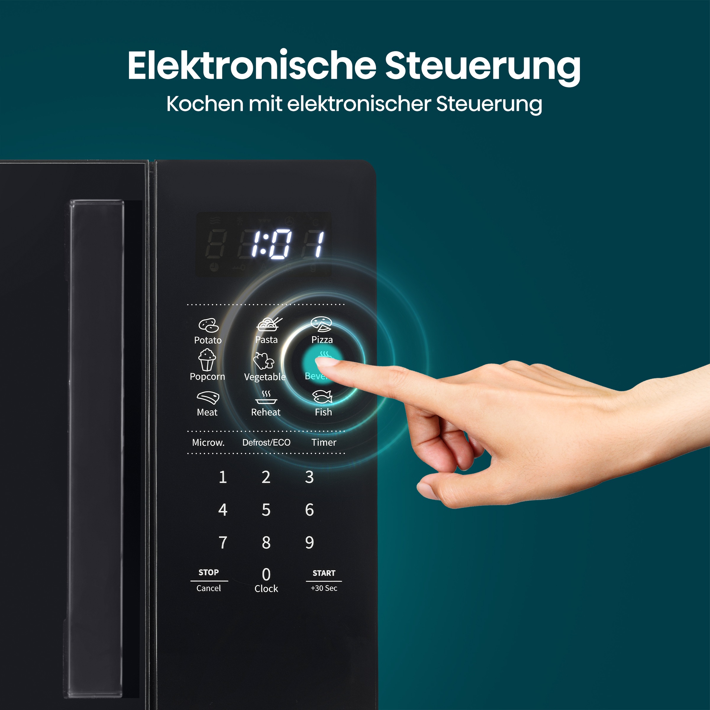 Hisense Mikrowelle »H20MOBS4I«, Mikrowelle, 1050 W, Inverter Technologie