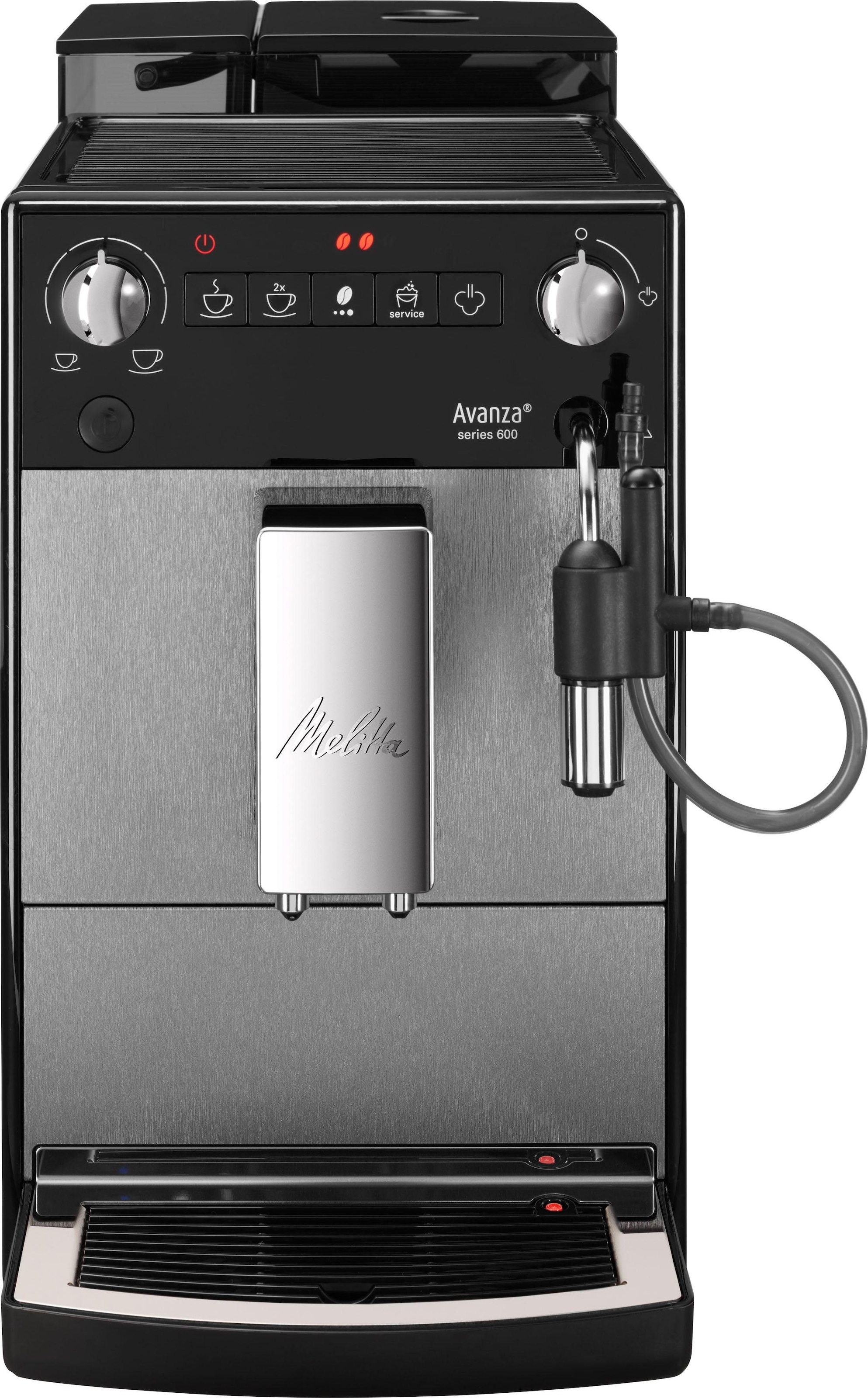 Melitta Kaffeevollautomat »Avanza® F270-100 Mystic Titan«, Kompakt, aber XL Wassertank & XL Bohnenbehälter, Milchschaum-System