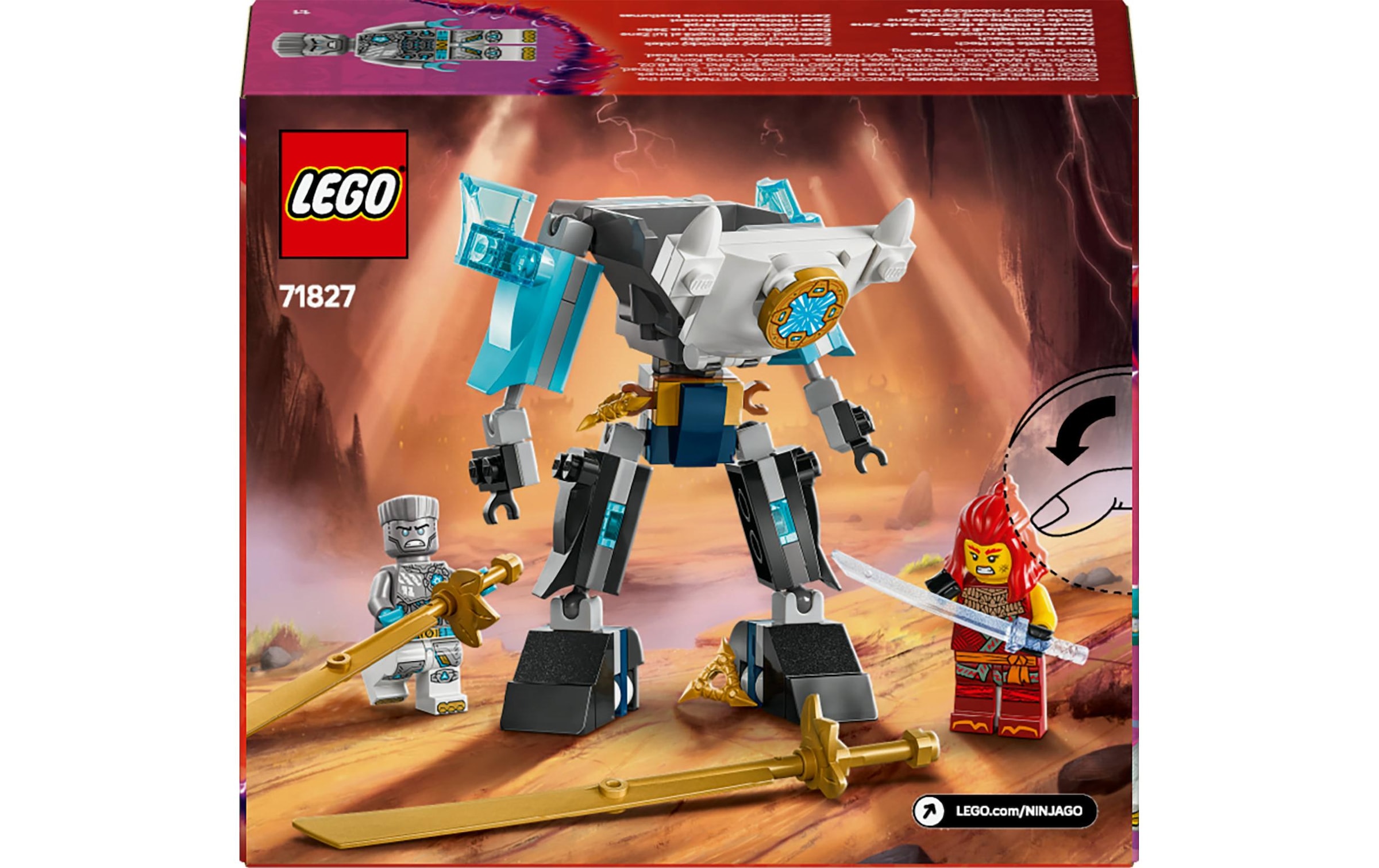 LEGO® Spielbausteine »Ninjago Zanes Action-Mech 71827«
