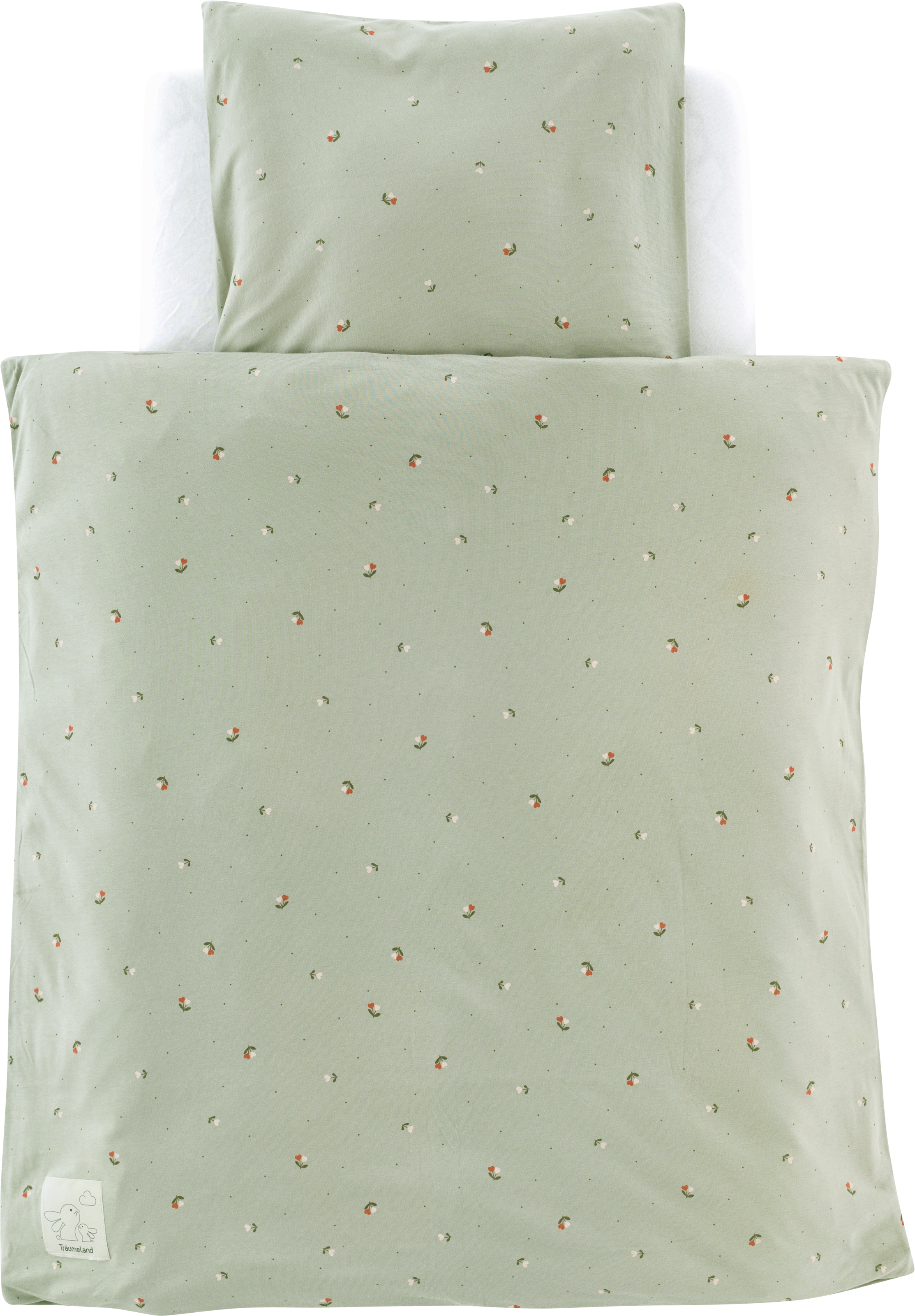 Träumeland Babybettwäsche »Jersey Fiore«, Blumen allover günstig online kaufen