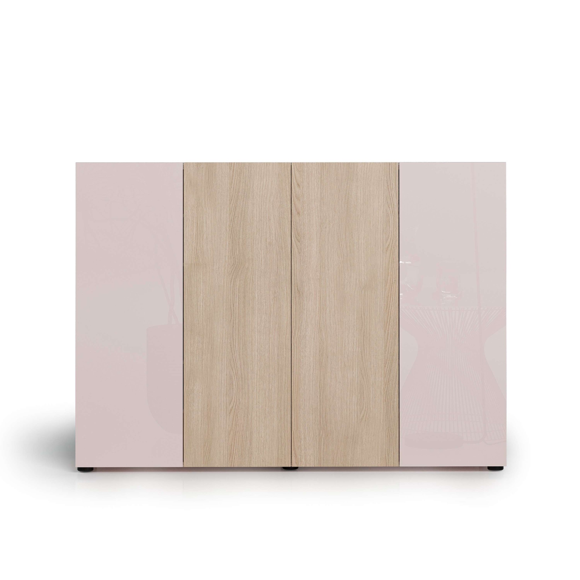 INOSIGN Schuhschrank »LADY, Schuhkommode,Schuhmöbel,Schuhablage,Schuhregal« 10 Einlegeböden,12 Fächer,ca. 36 Paar Schuhe-Maße: B/T/H:160x34x115 cm