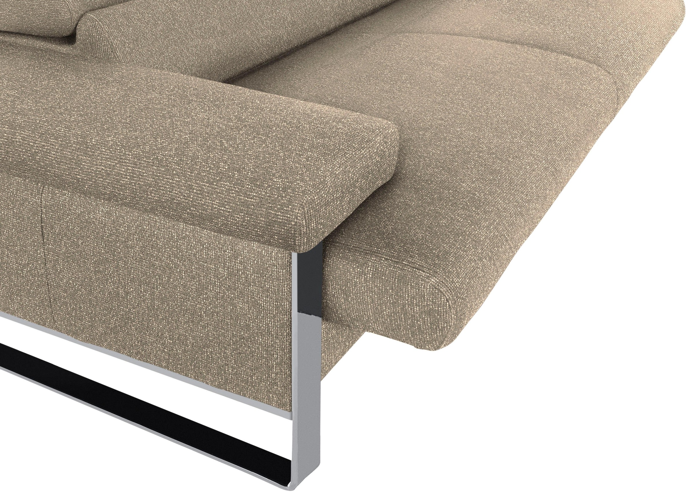 W.SCHILLIG 2-Sitzer »finn«, German Design Award 2016, Fußgestell Chrom glänzend, Breite 230 cm