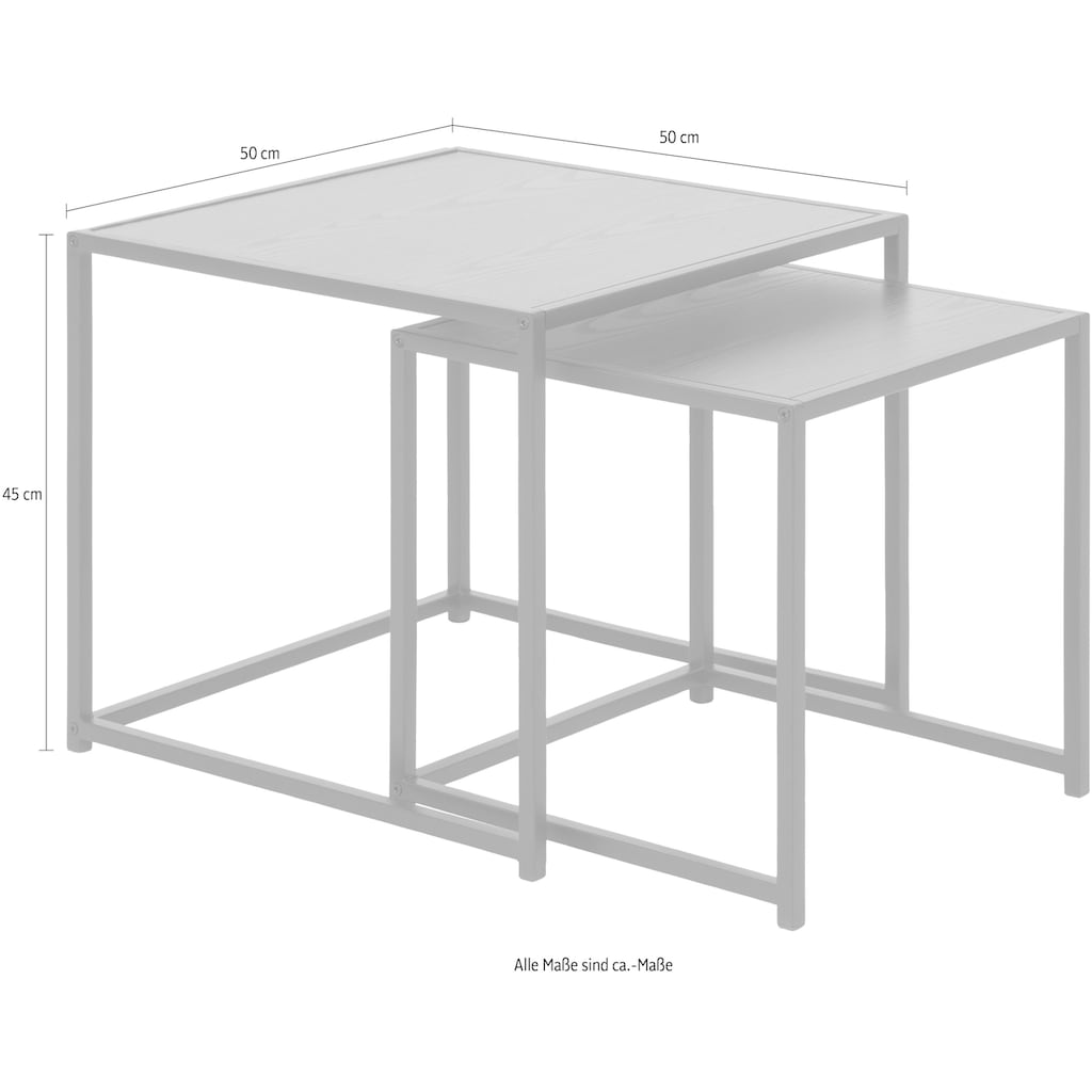 ACTONA GROUP Beistelltisch, (Set, 2 St.)