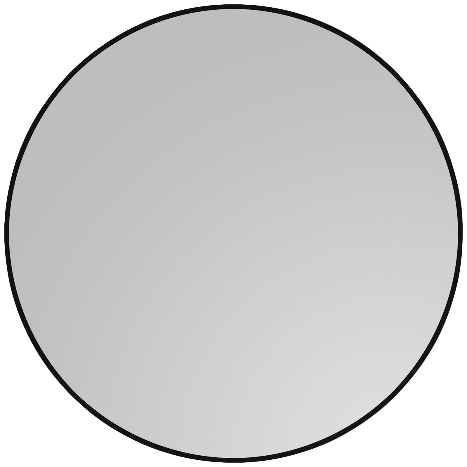 Talos Badspiegel »Black Circle«, (Komplett-Set), Durchmesser: 60 cm günstig online kaufen