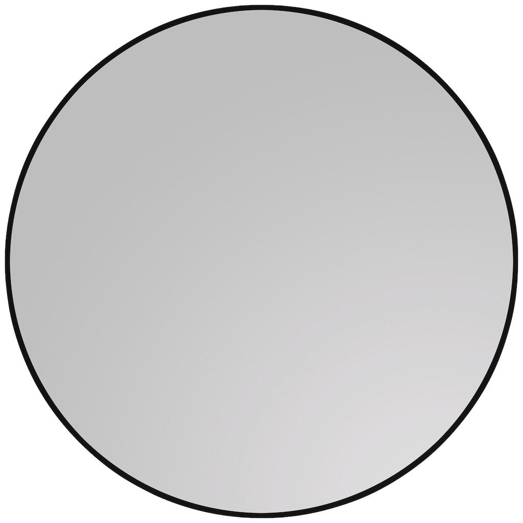Talos Badspiegel »Black Circle«, (Komplett-Set)