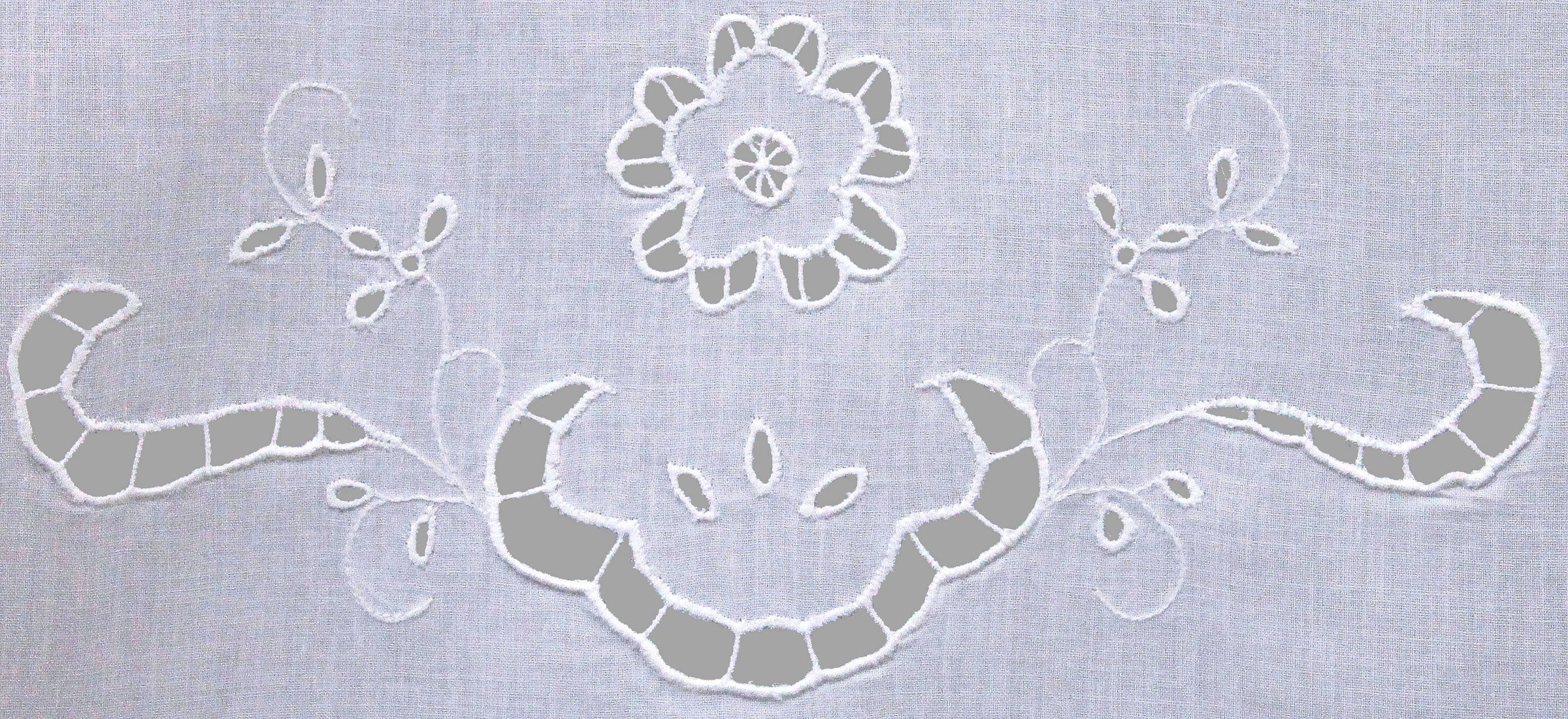 HOSSNER - ART OF HOME DECO Querbehang »Bondone«, (1 St.), Häkelspitze - ECHTE Handarbeit