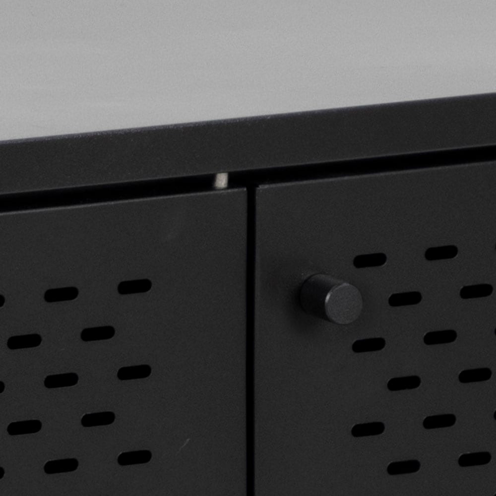 ACTONA GROUP Sideboard »New York«, Metall Sideboard in cooler New Yorker Style, H60cm B160cm, Mesh-Türen