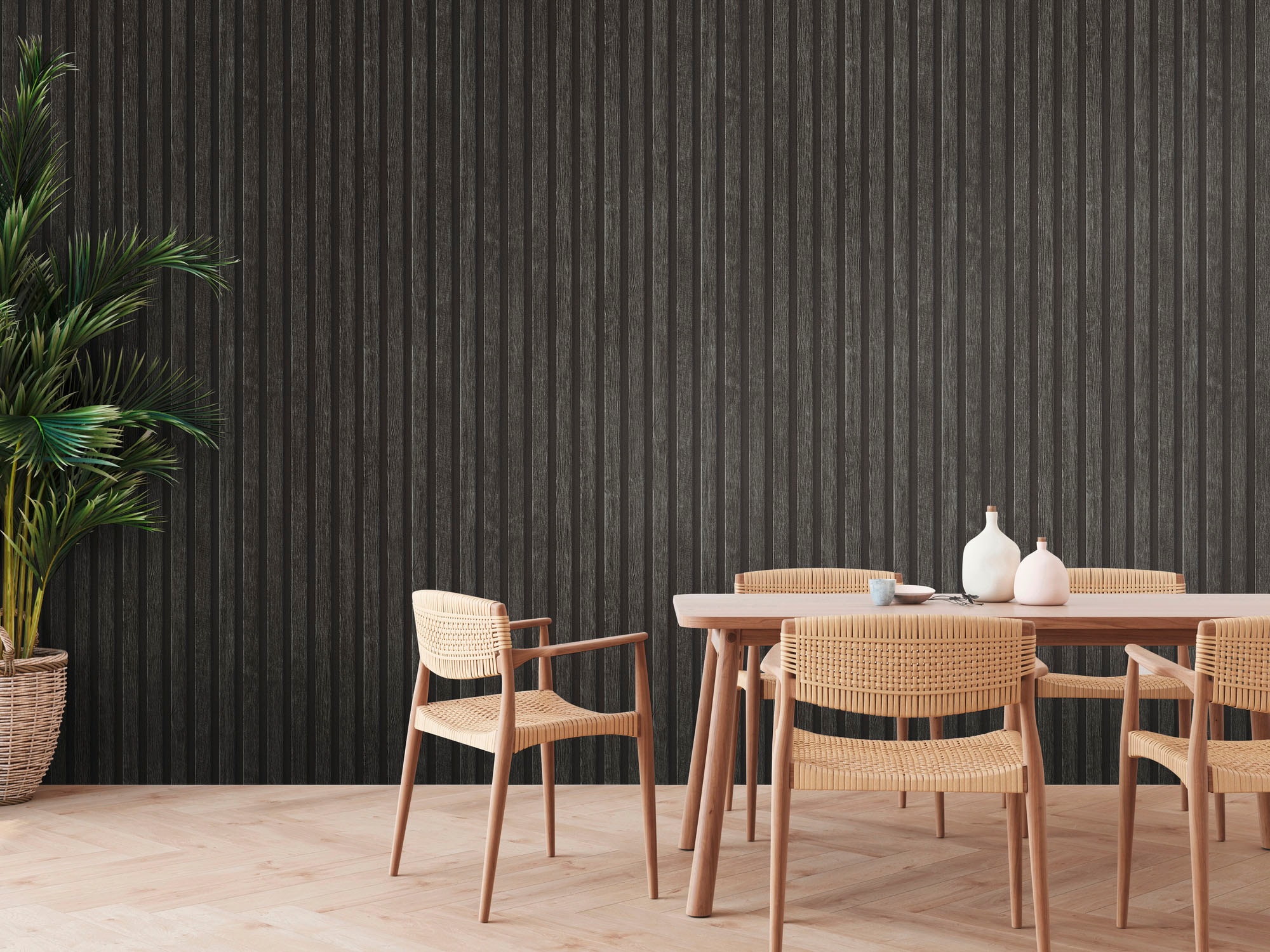 A.S. Création Vliestapete »PrintWalls II Skandinavische Holzpaneele«, matt-gemustert-neutral, Holzoptik Vlies Vlies Wand Tapeten Wohnzimmer Schlafzimmer Küche Optik