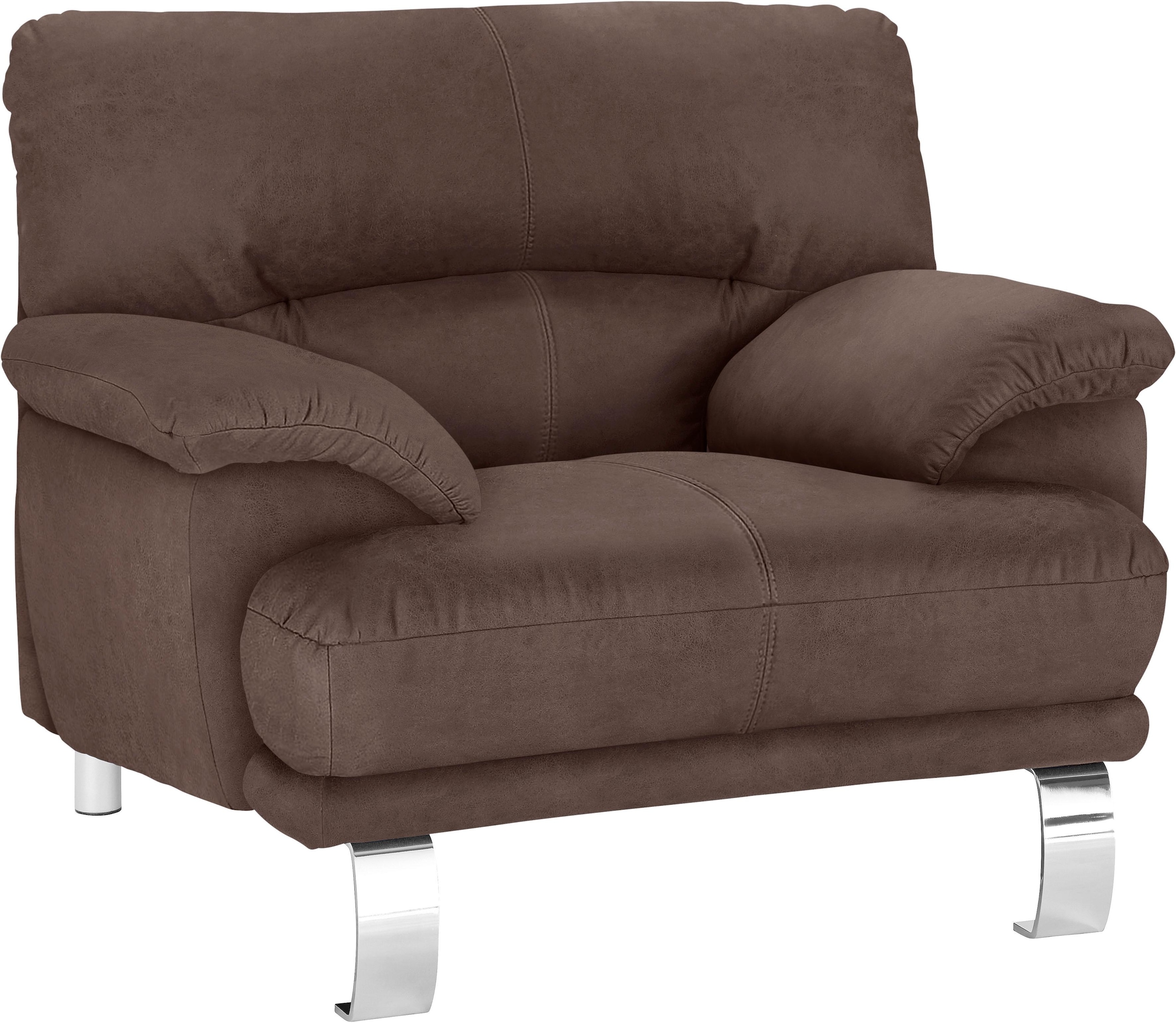 TRENDMANUFAKTUR Sessel »Cecilia II, Loungesessel in italienischem Design«, günstig online kaufen