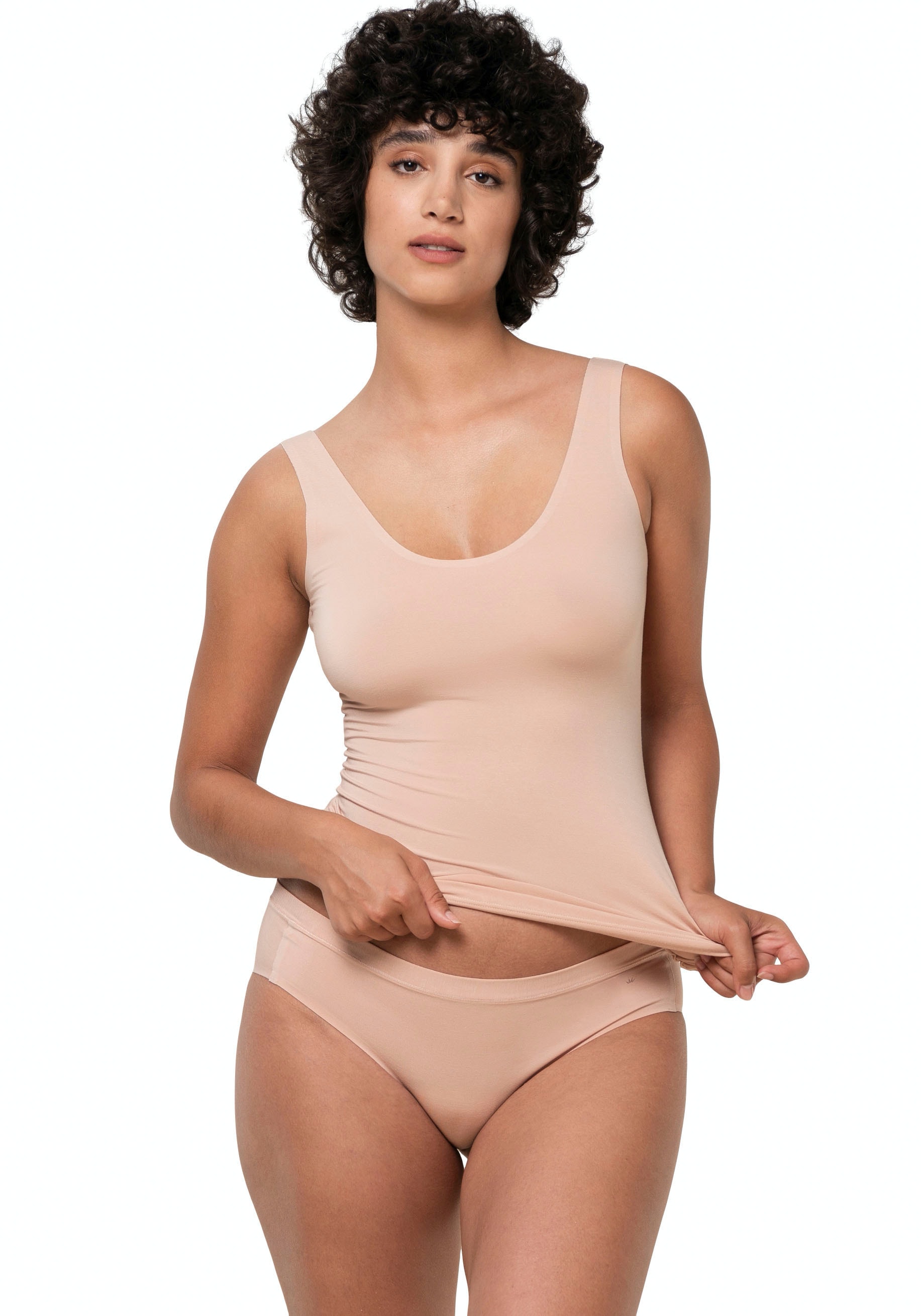 Triumph Slip »Smart Natural Hipster EX 2P«, (Packung, 2 St., 2er Pack), modern und minimalistisch