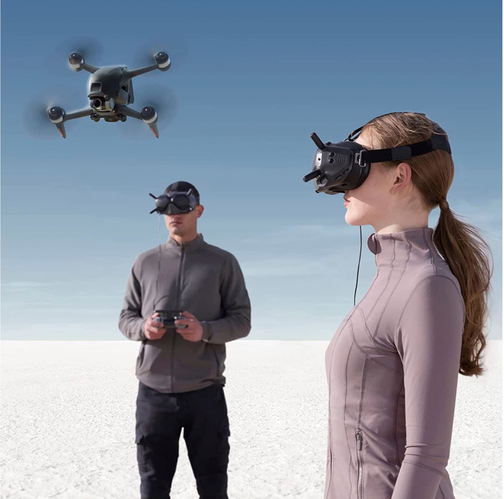 DJI Drohne »FPV Combo«, OcuSync 3.0 HD-Übertragung, 4K-Video, Superweites 150 ° FOV