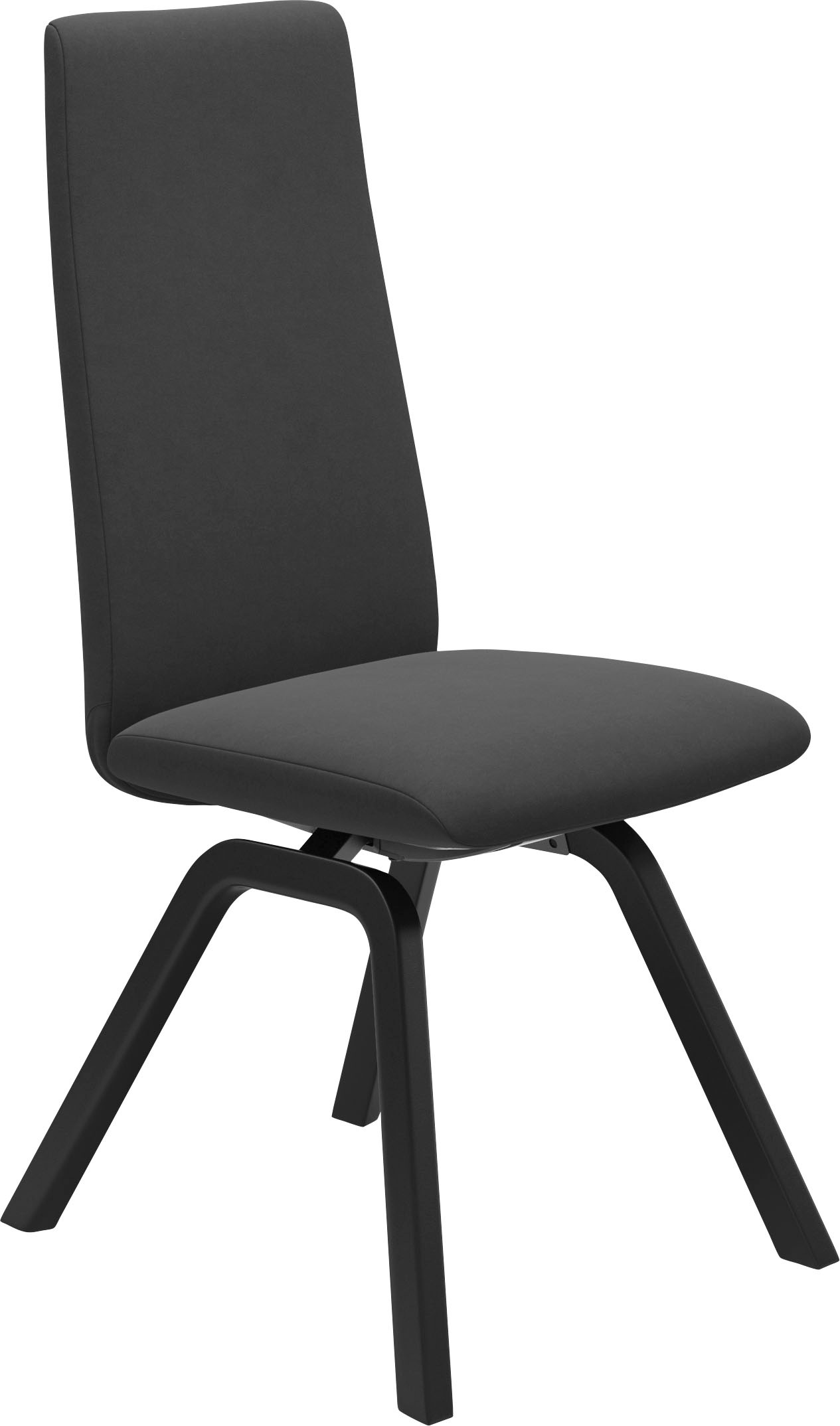 Stressless® Polsterstuhl »Laurel«, Microfaser DINAMICA, High Back, Größe M, mit schräggestellten Beinen in Schwarz