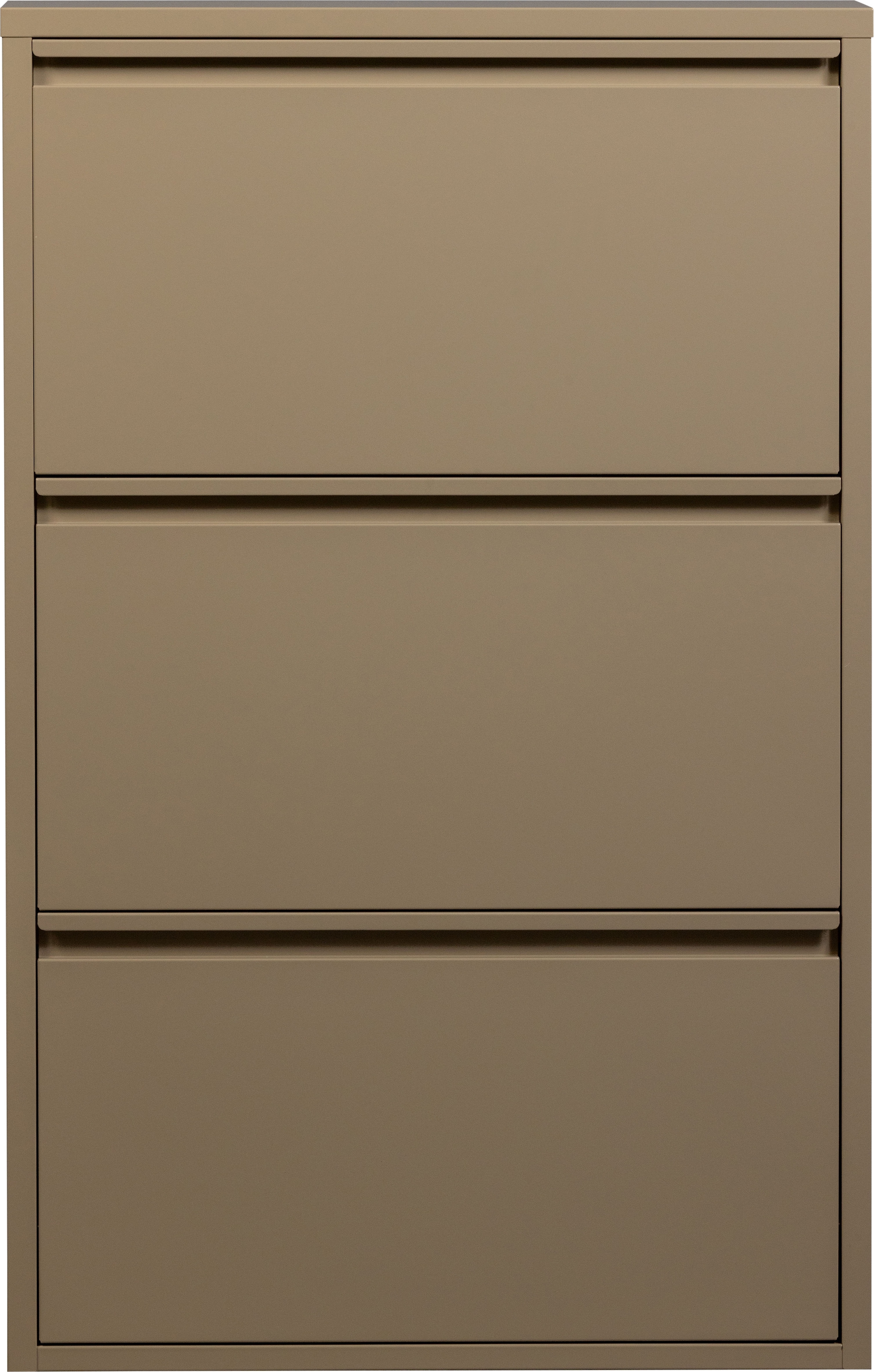 WOOOD Schuhschrank »Sandburg«, mit drei Fächern, Breite 66 cm