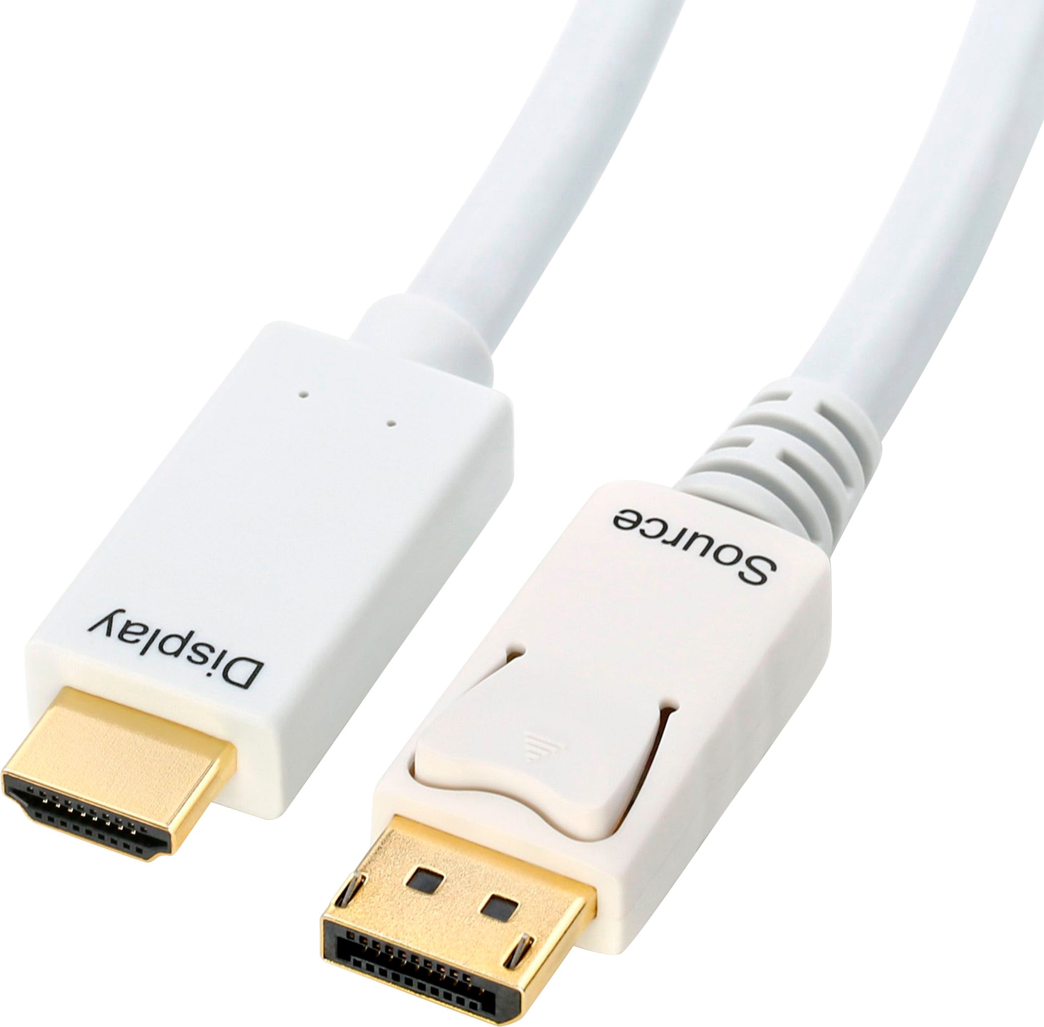 CSL Audio- & Video-Kabel »DisplayPort, HDMI Kabel, mehrfach geschirmt, verschiedene Längen«, HDMI-DisplayPort, HDMI-DisplayPort, 300 cm