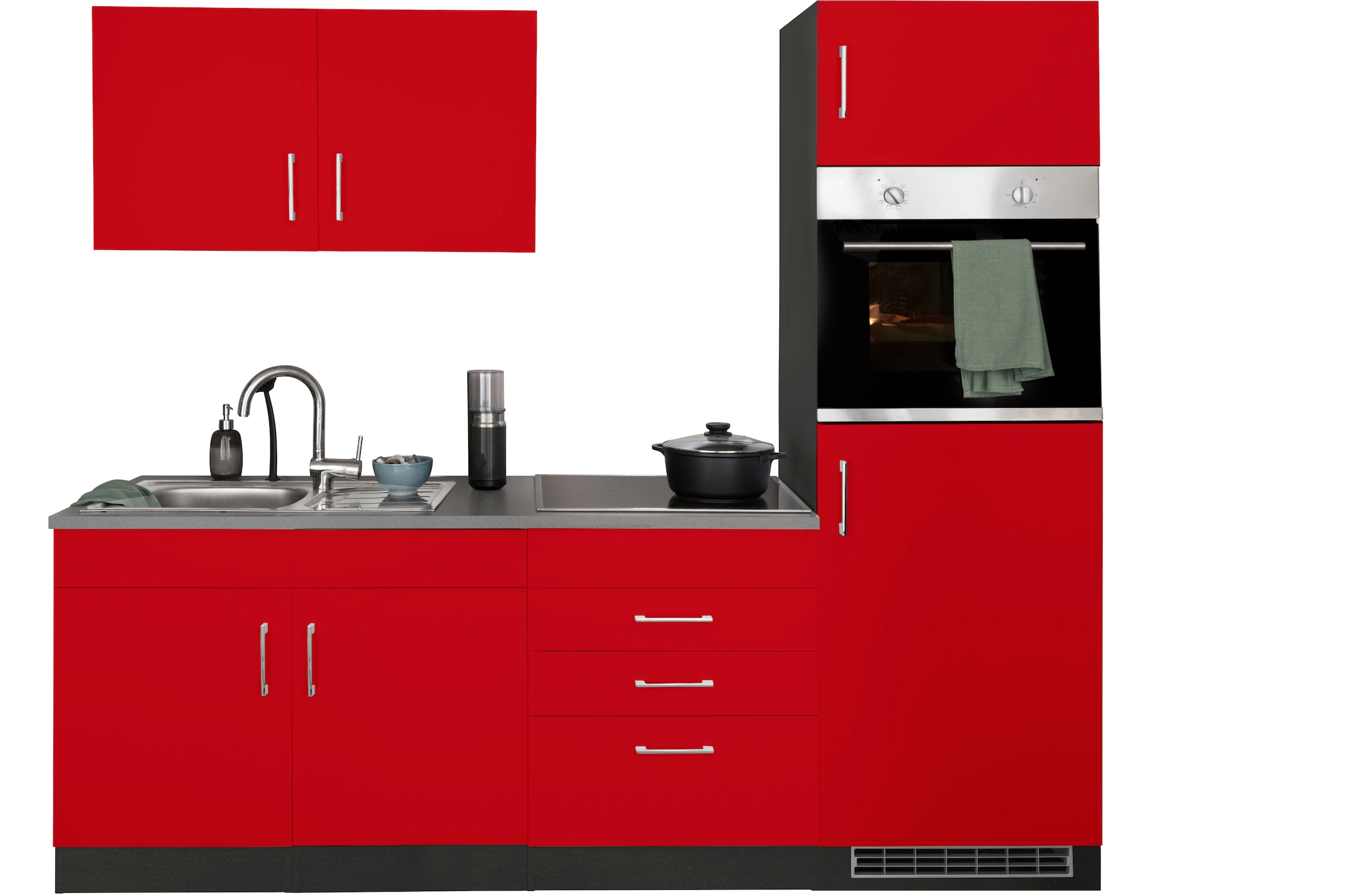 KOCHSTATION Küchenzeile »KS-Paris – Küchen mit einzigartigen Fotomotiven au günstig online kaufen