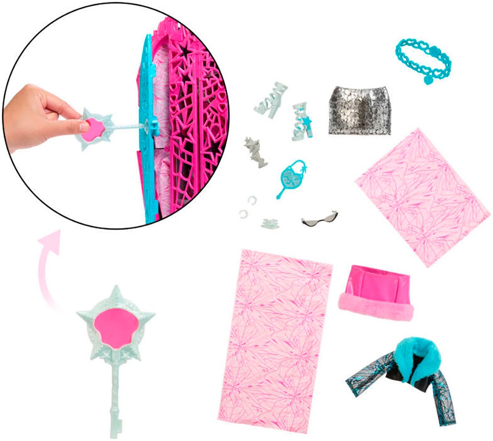 MonsterHigh™ Anziehpuppe »Verborgene Schätze, Catty«